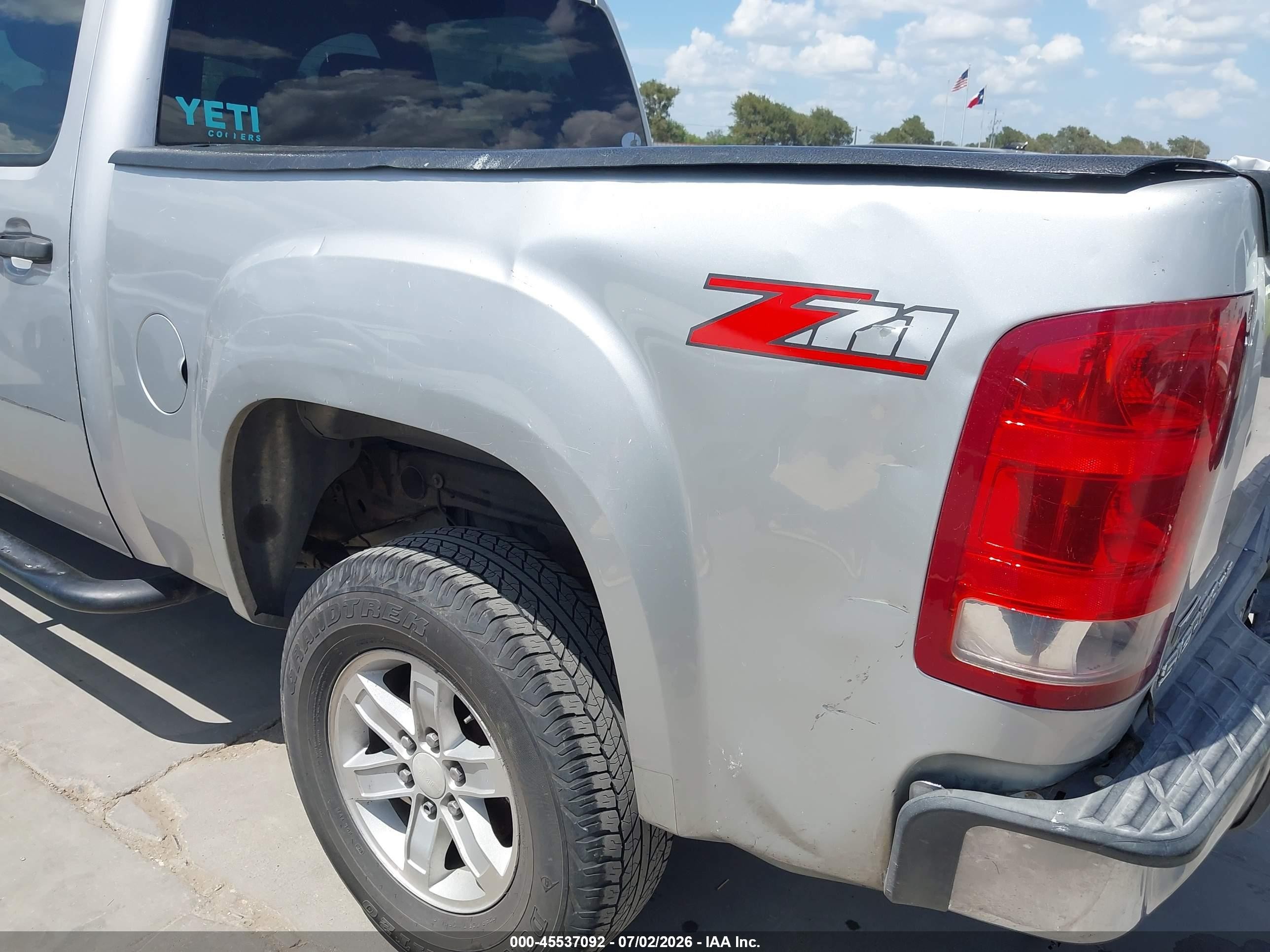 2011 Gmc Sierra 1500 Sle Серый vin: 3GTP1VE08BG106969