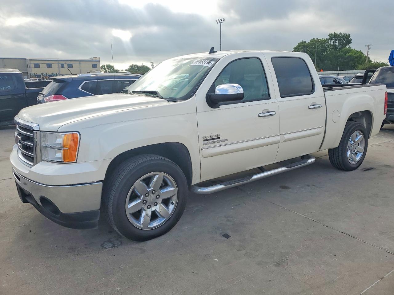 2013 Gmc Sierra C1500 Sle White vin: 3GTP1VE08DG167645