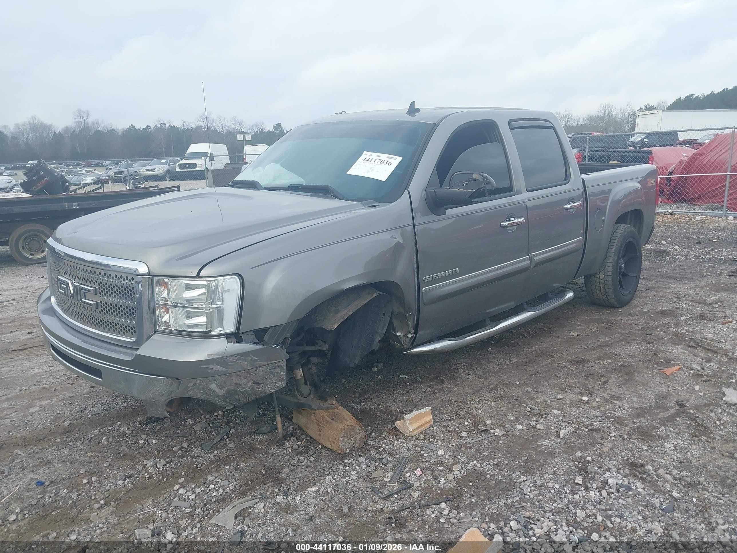 2013 Gmc Sierra 1500 Sle Gray vin: 3GTP1VE08DG225494