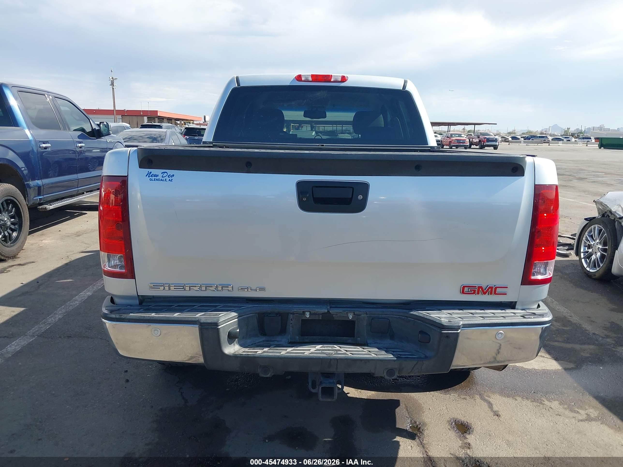 2013 Gmc Sierra 1500 Sle Silver vin: 3GTP1VE08DG311033