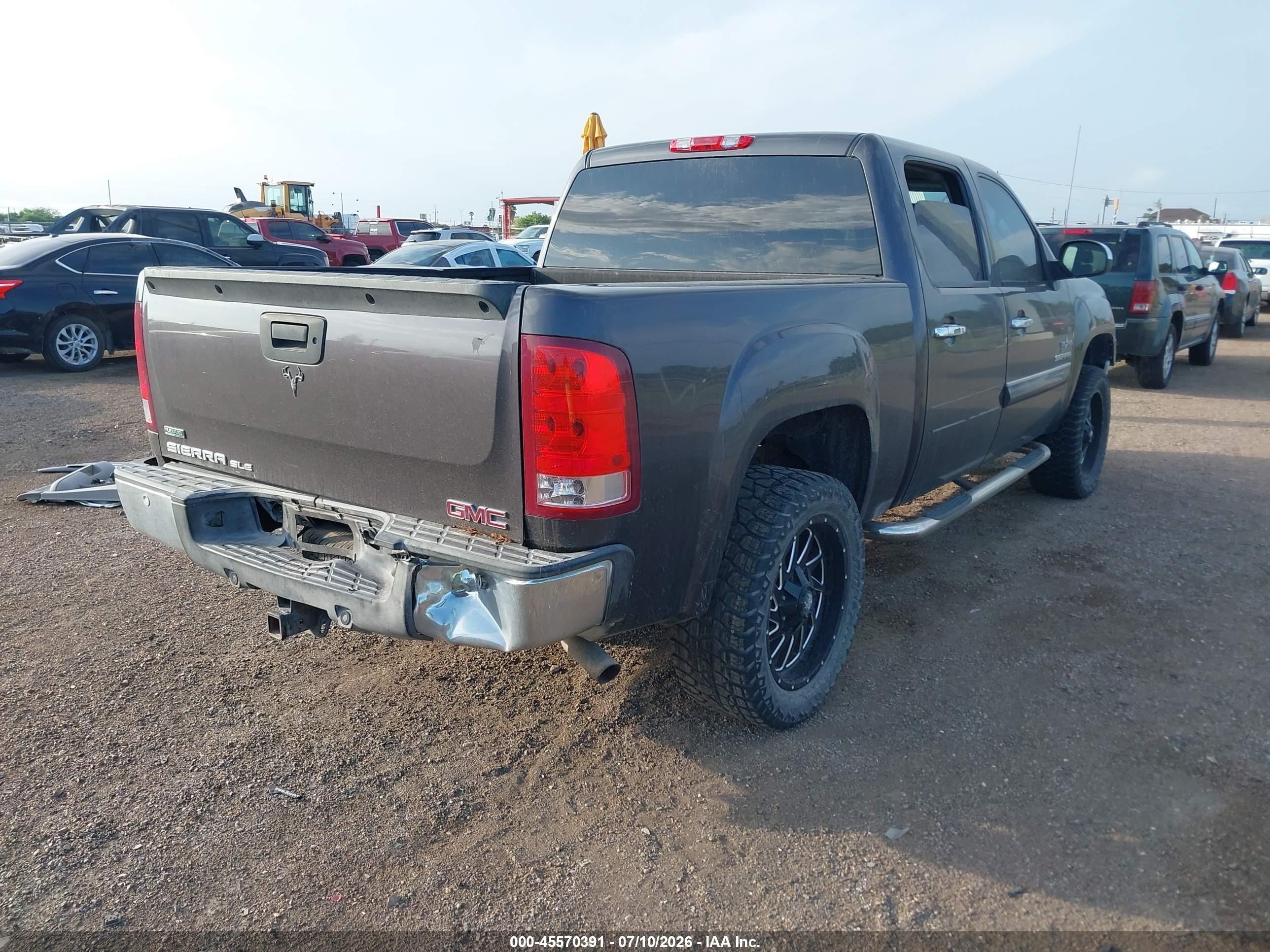 2011 Gmc Sierra 1500 Sle Gray vin: 3GTP1VE09BG249641