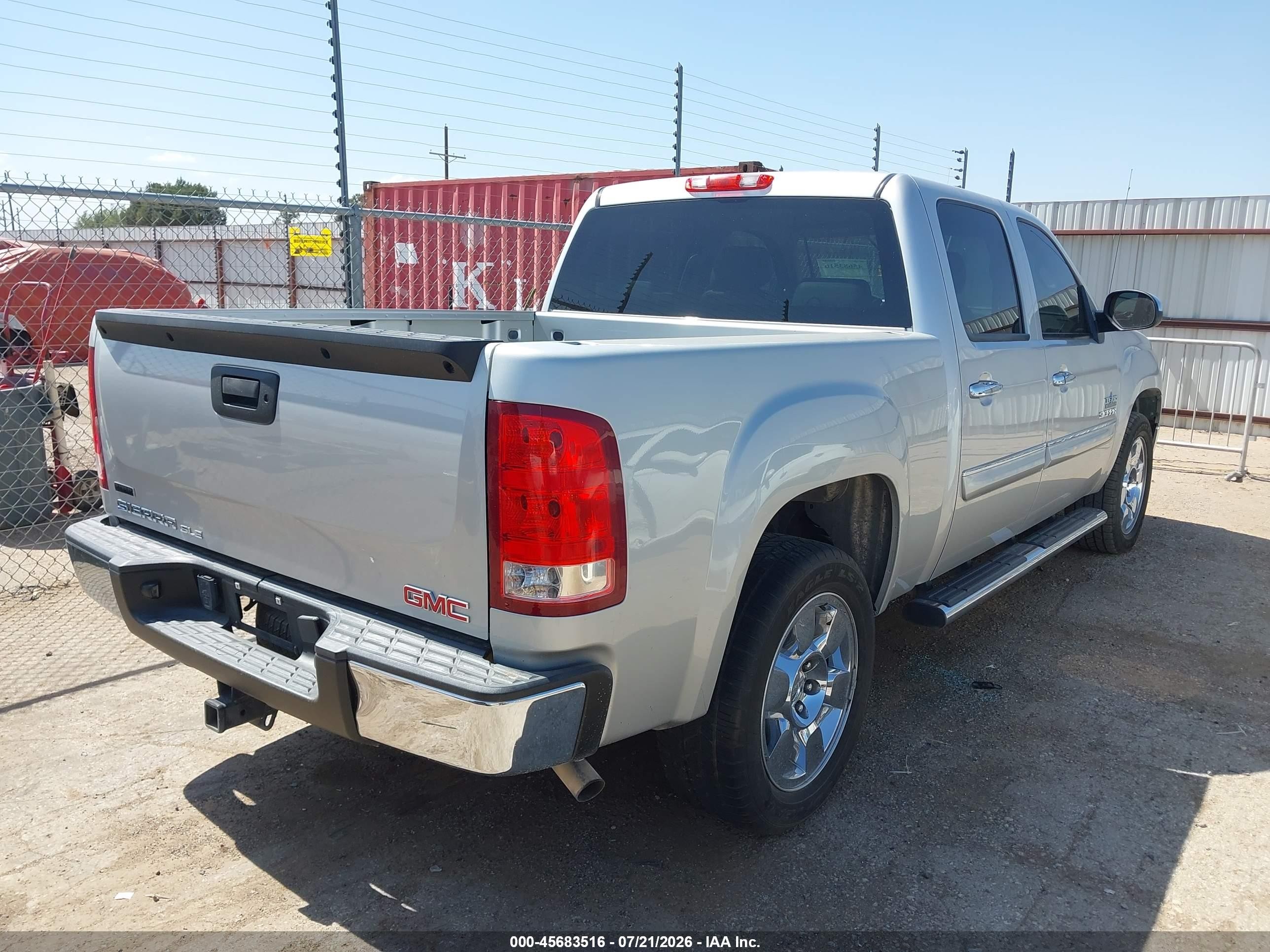 2011 Gmc Sierra 1500 Sle Silver vin: 3GTP1VE09BG382156