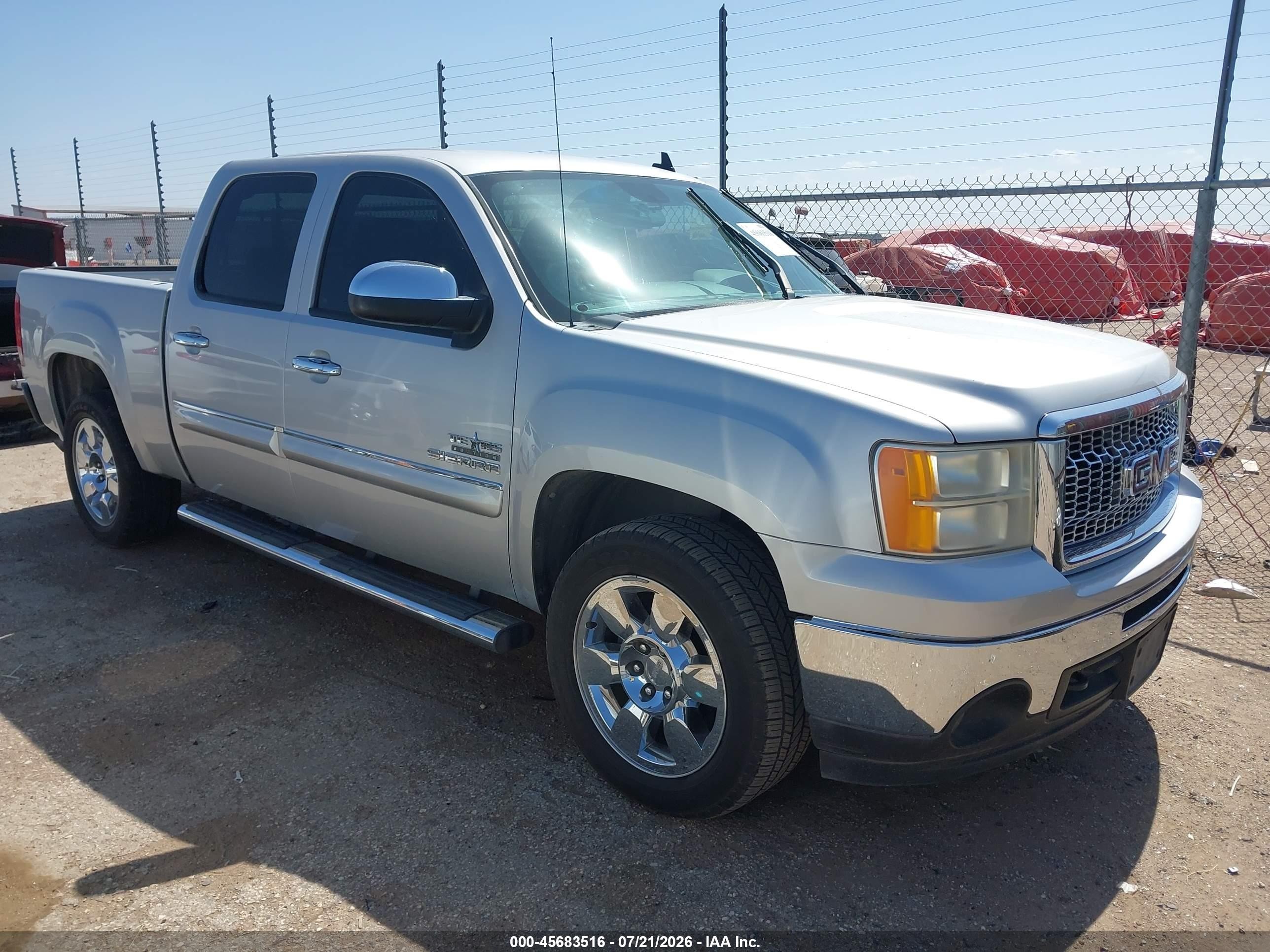2011 Gmc Sierra 1500 Sle Silver vin: 3GTP1VE09BG382156
