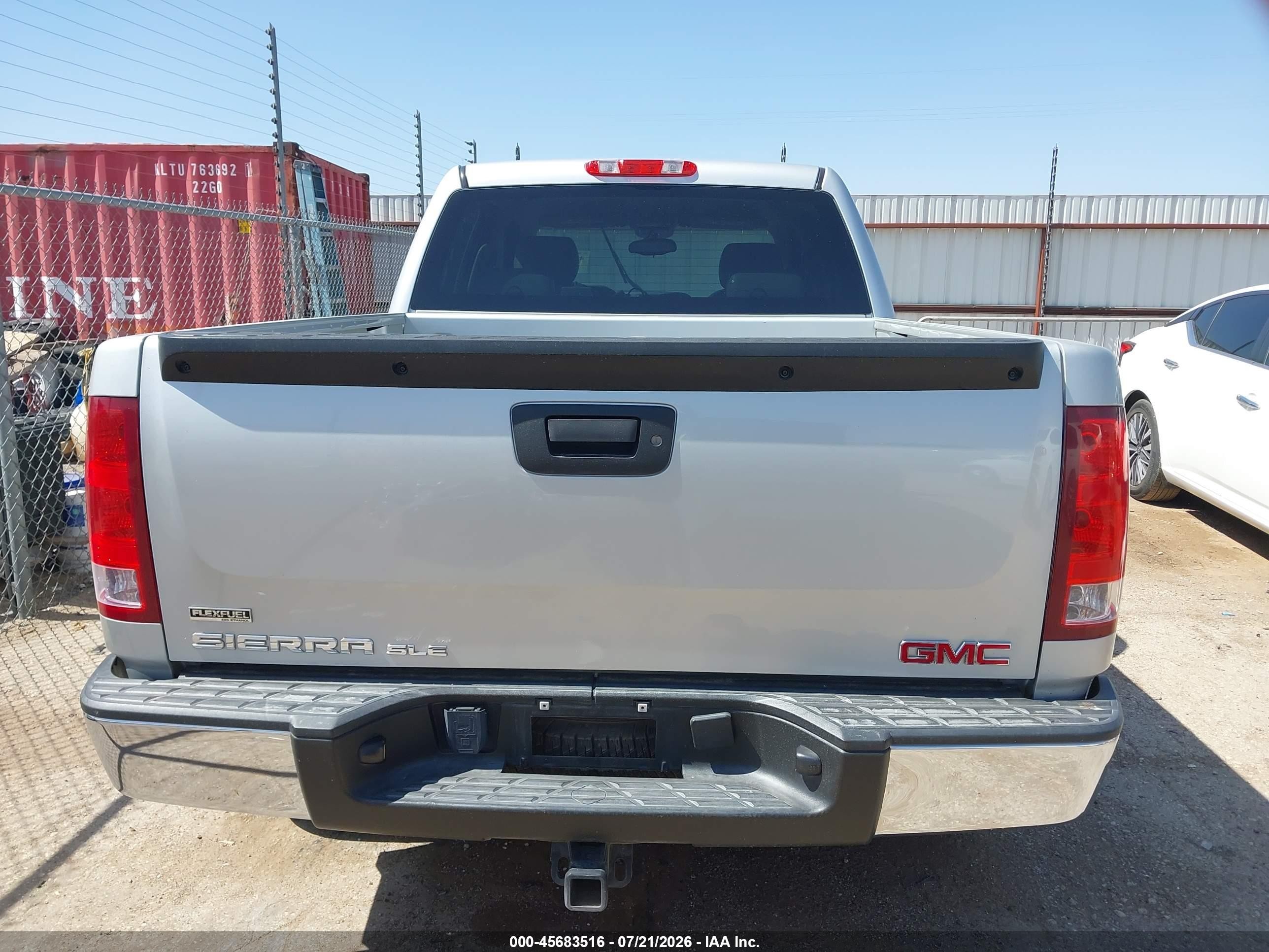 2011 Gmc Sierra 1500 Sle Silver vin: 3GTP1VE09BG382156