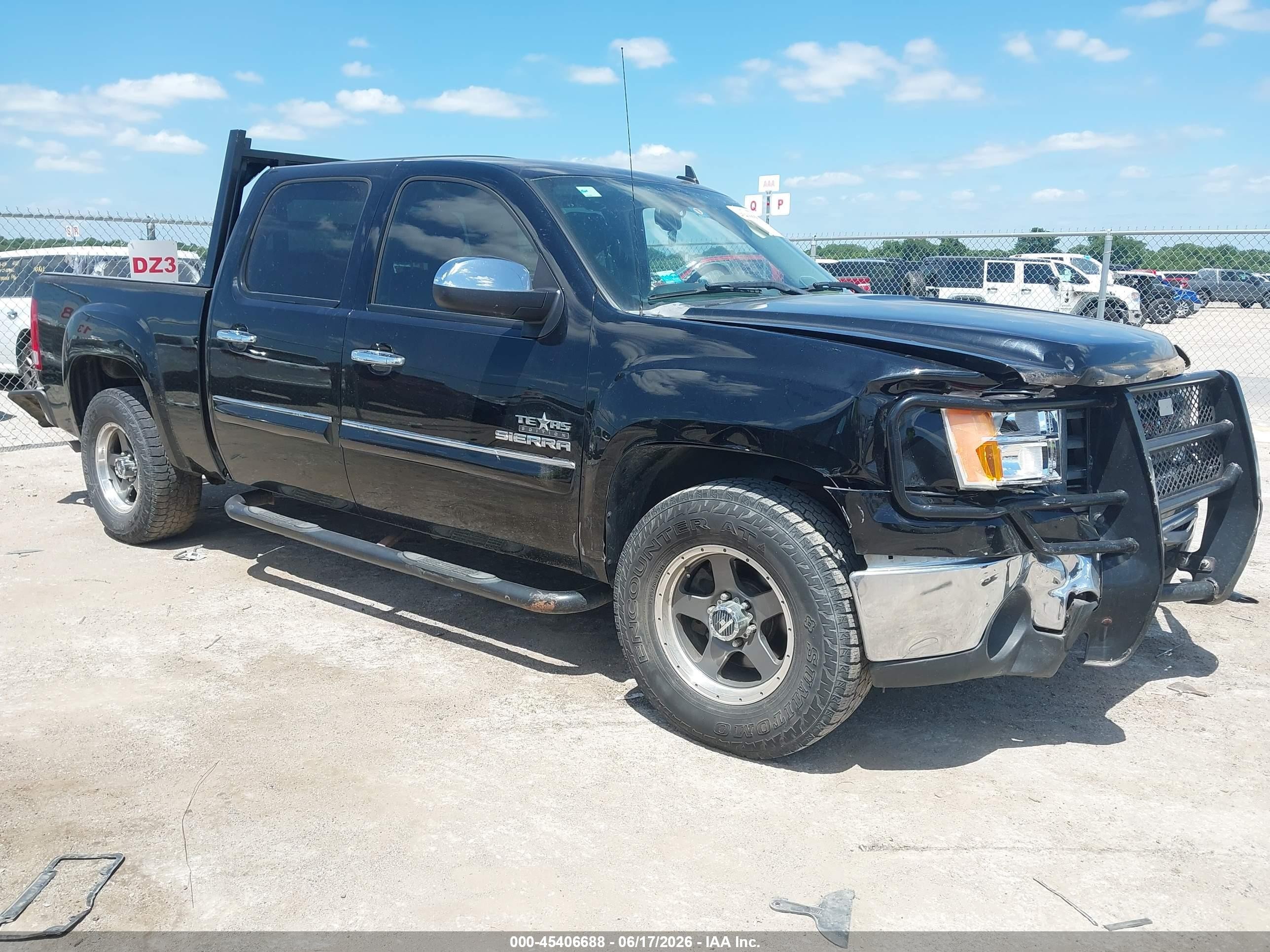 2012 Gmc Sierra 1500 Sle Black vin: 3GTP1VE09CG209190