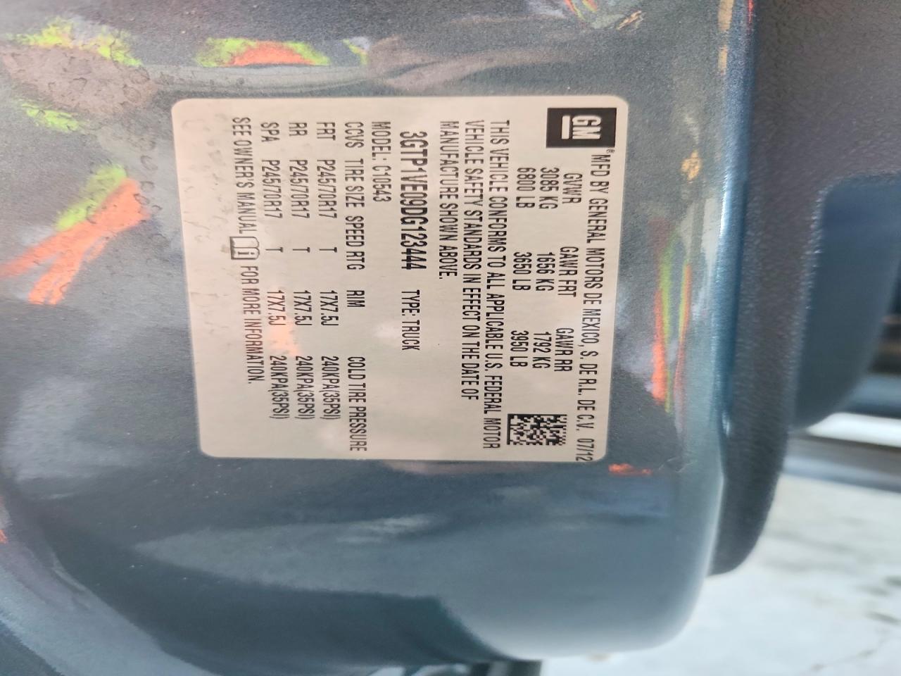 2013 Gmc Sierra C1500 Sle Charcoal vin: 3GTP1VE09DG123444