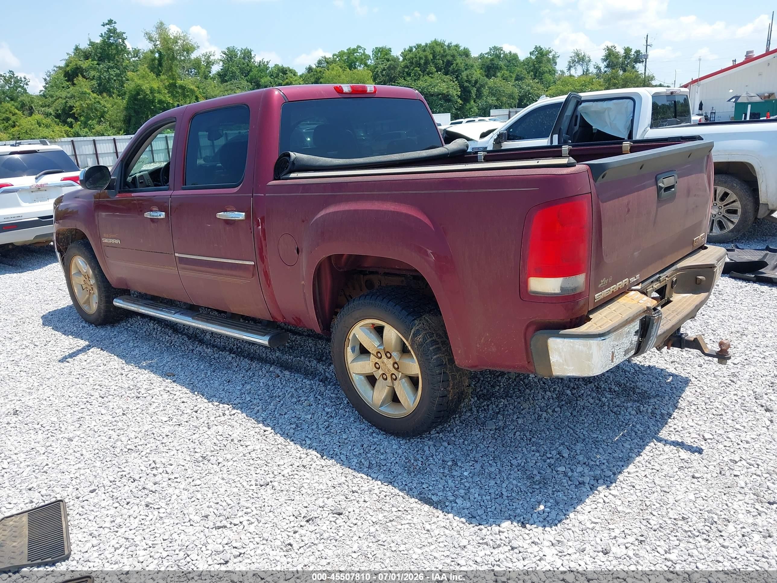 2013 Gmc Sierra 1500 Sle Red vin: 3GTP1VE09DG279127