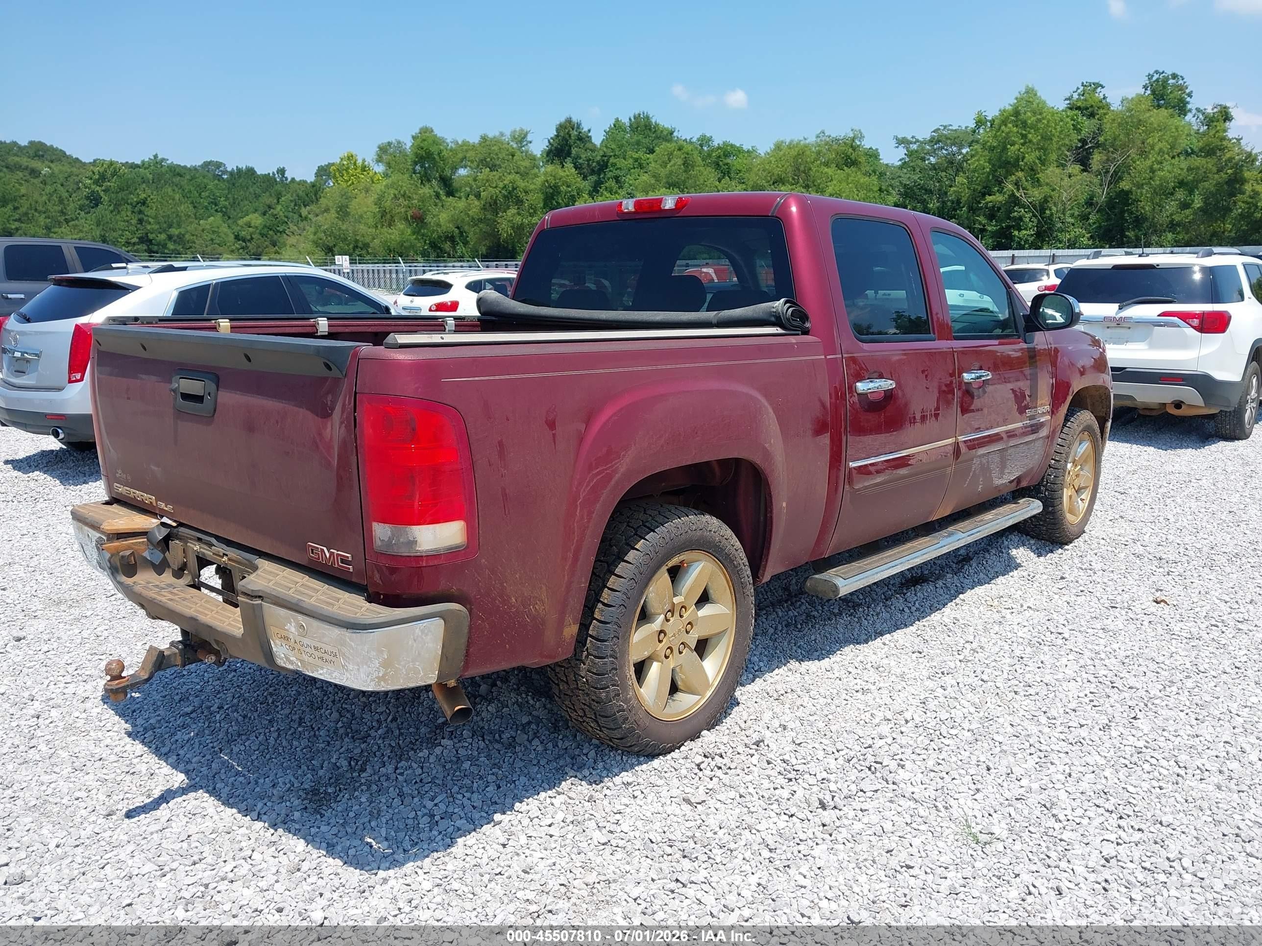 2013 Gmc Sierra 1500 Sle Red vin: 3GTP1VE09DG279127