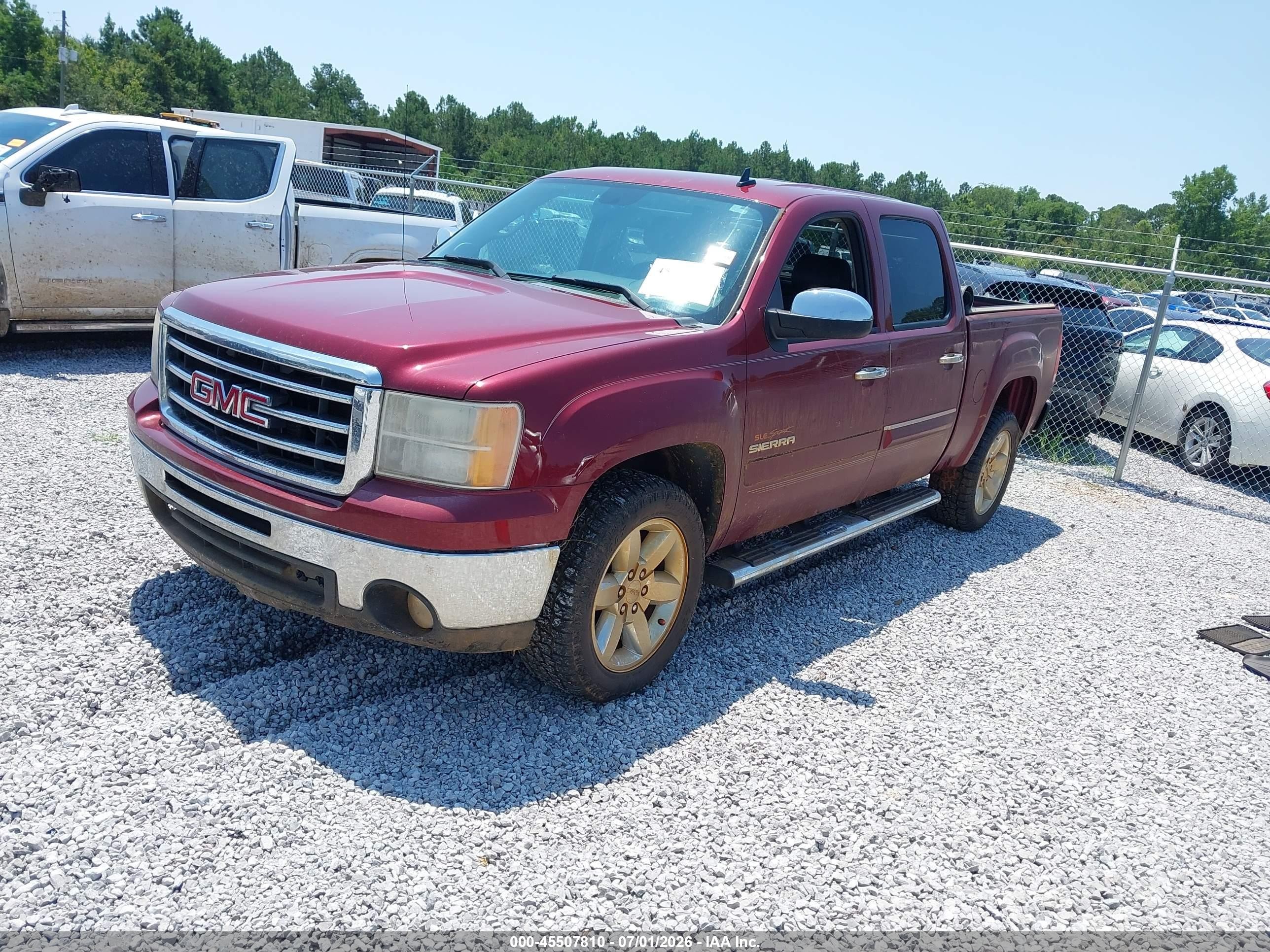 2013 Gmc Sierra 1500 Sle Red vin: 3GTP1VE09DG279127