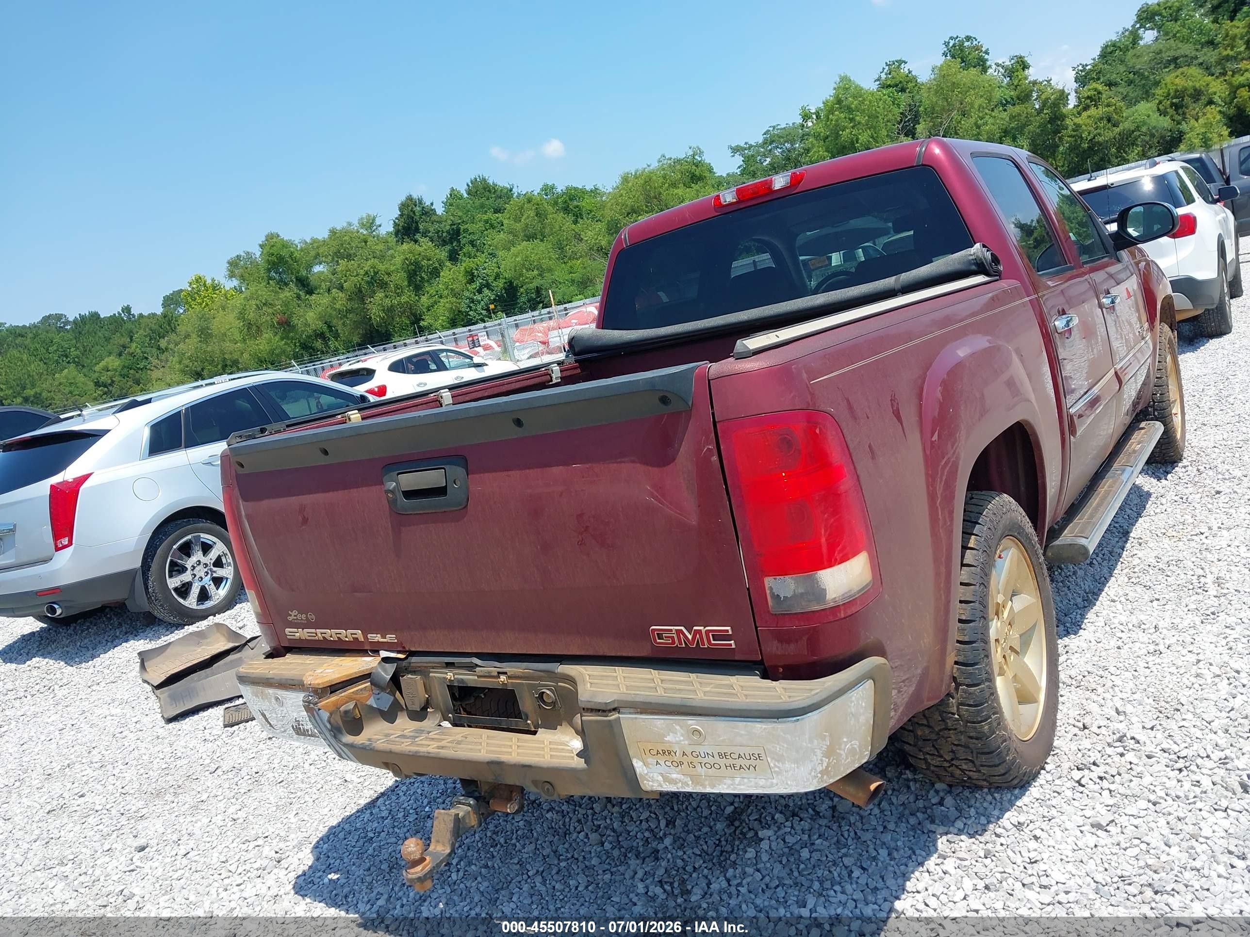 2013 Gmc Sierra 1500 Sle Red vin: 3GTP1VE09DG279127