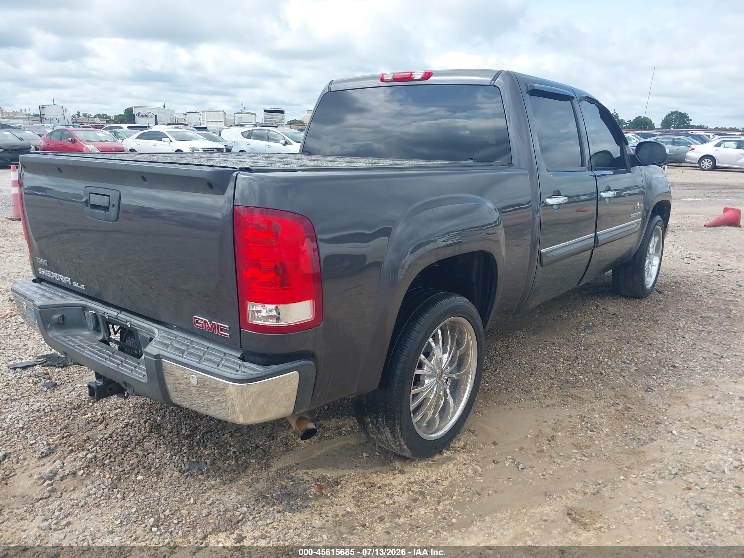 2011 Gmc Sierra 1500 Sle Gray vin: 3GTP1VE0XBG235182