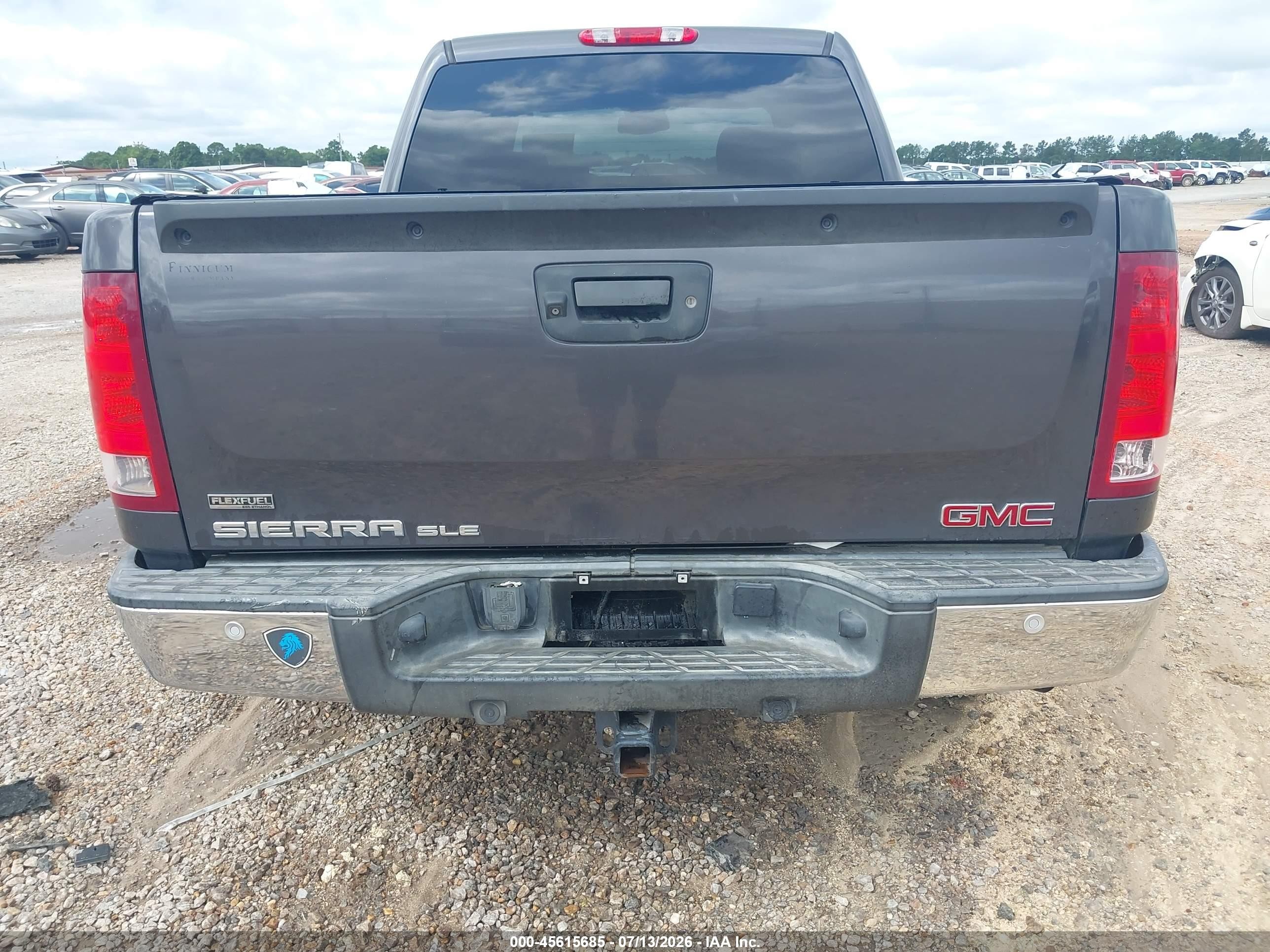 2011 Gmc Sierra 1500 Sle Gray vin: 3GTP1VE0XBG235182