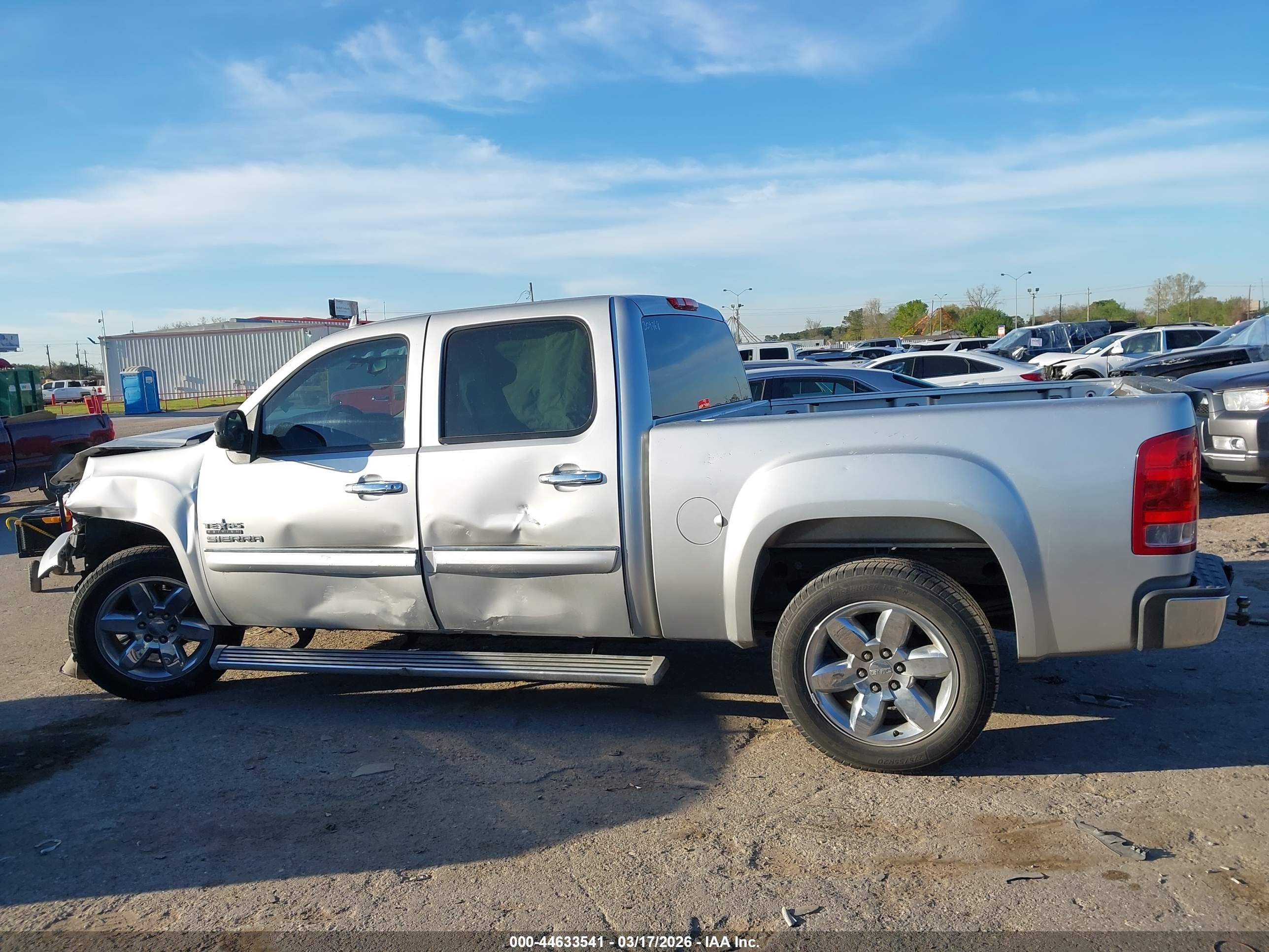 2013 Gmc Sierra 1500 Sle Silver vin: 3GTP1VE0XDG224170
