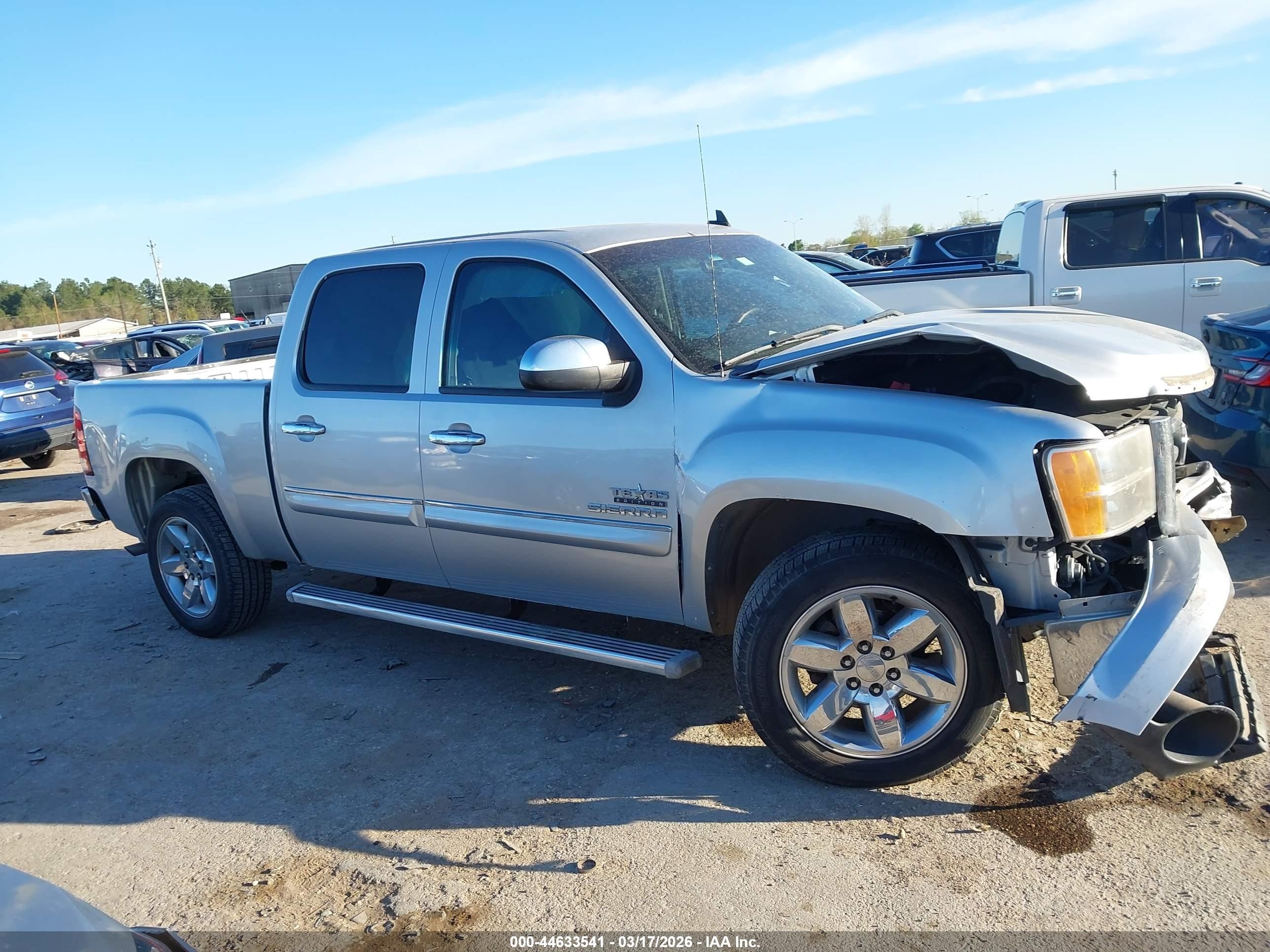2013 Gmc Sierra 1500 Sle Silver vin: 3GTP1VE0XDG224170