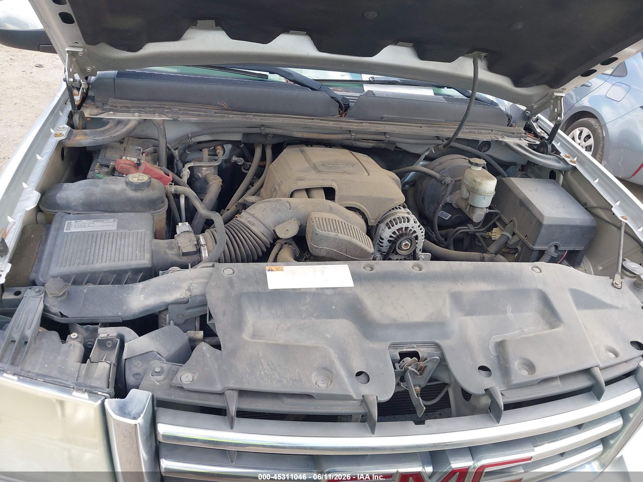 2013 Gmc Sierra 1500 Sle Silver vin: 3GTP1VE0XDG308084