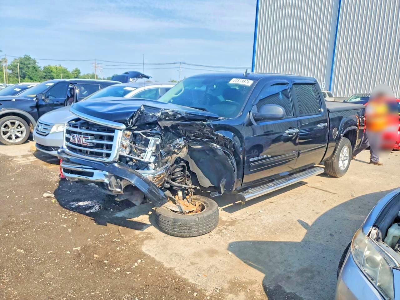 2012 Gmc Sierra C1500 Sle Black vin: 3GTP1VE72CG124771