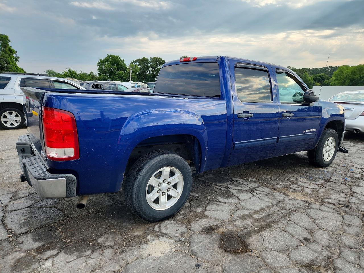 2013 Gmc Sierra C1500 Sle Blue vin: 3GTP1VE78DG251526