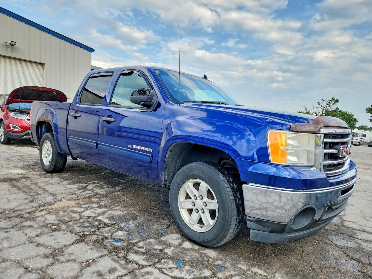 2013 Gmc Sierra C1500 Sle Blue vin: 3GTP1VE78DG251526