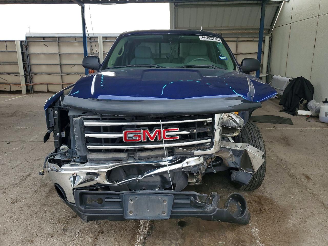 2013 Gmc Sierra C1500 Sle Blue vin: 3GTP1VEAXDG155134