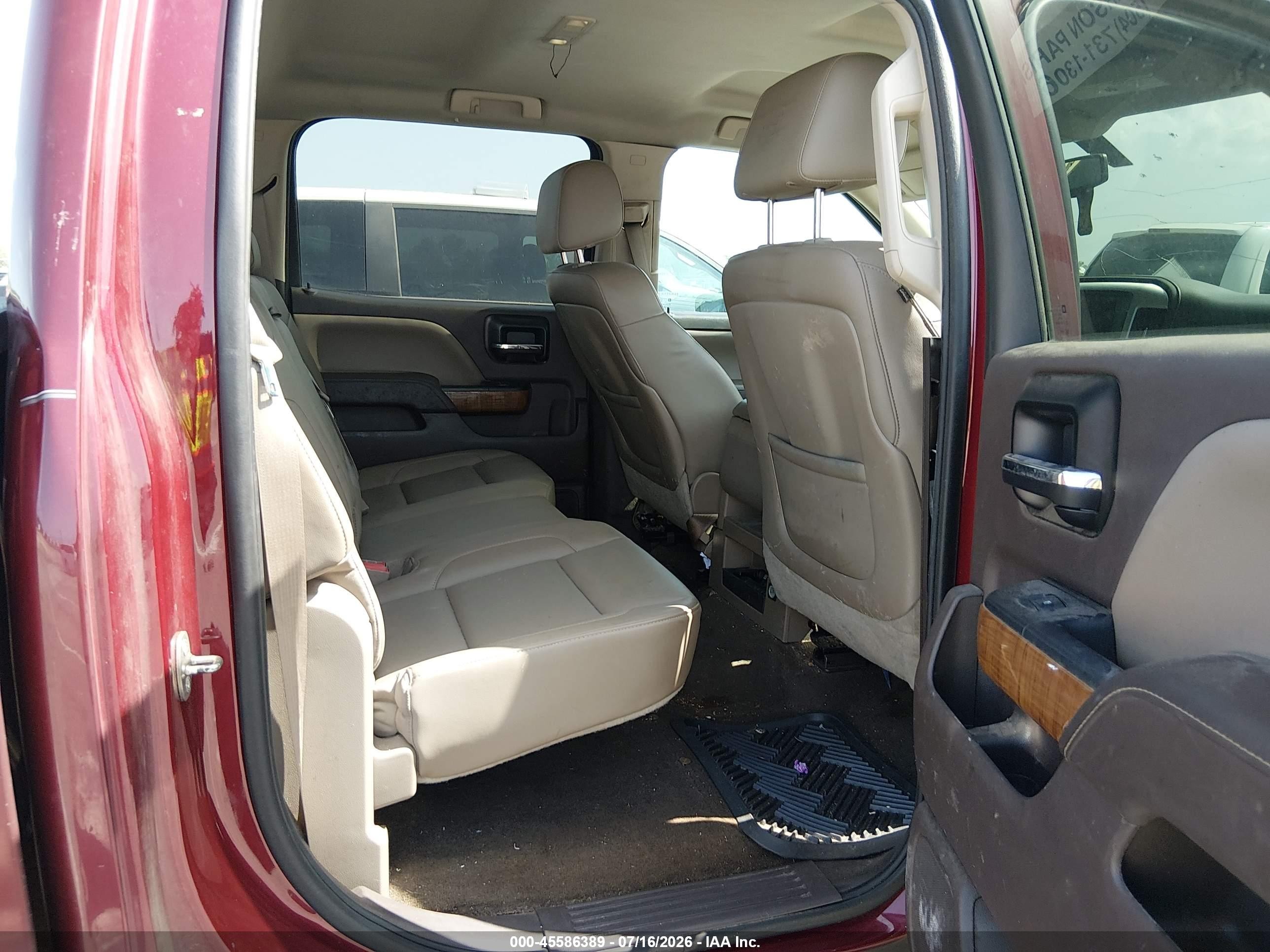 2014 Gmc Sierra 1500 Slt Red vin: 3GTP1VEC0EG470981