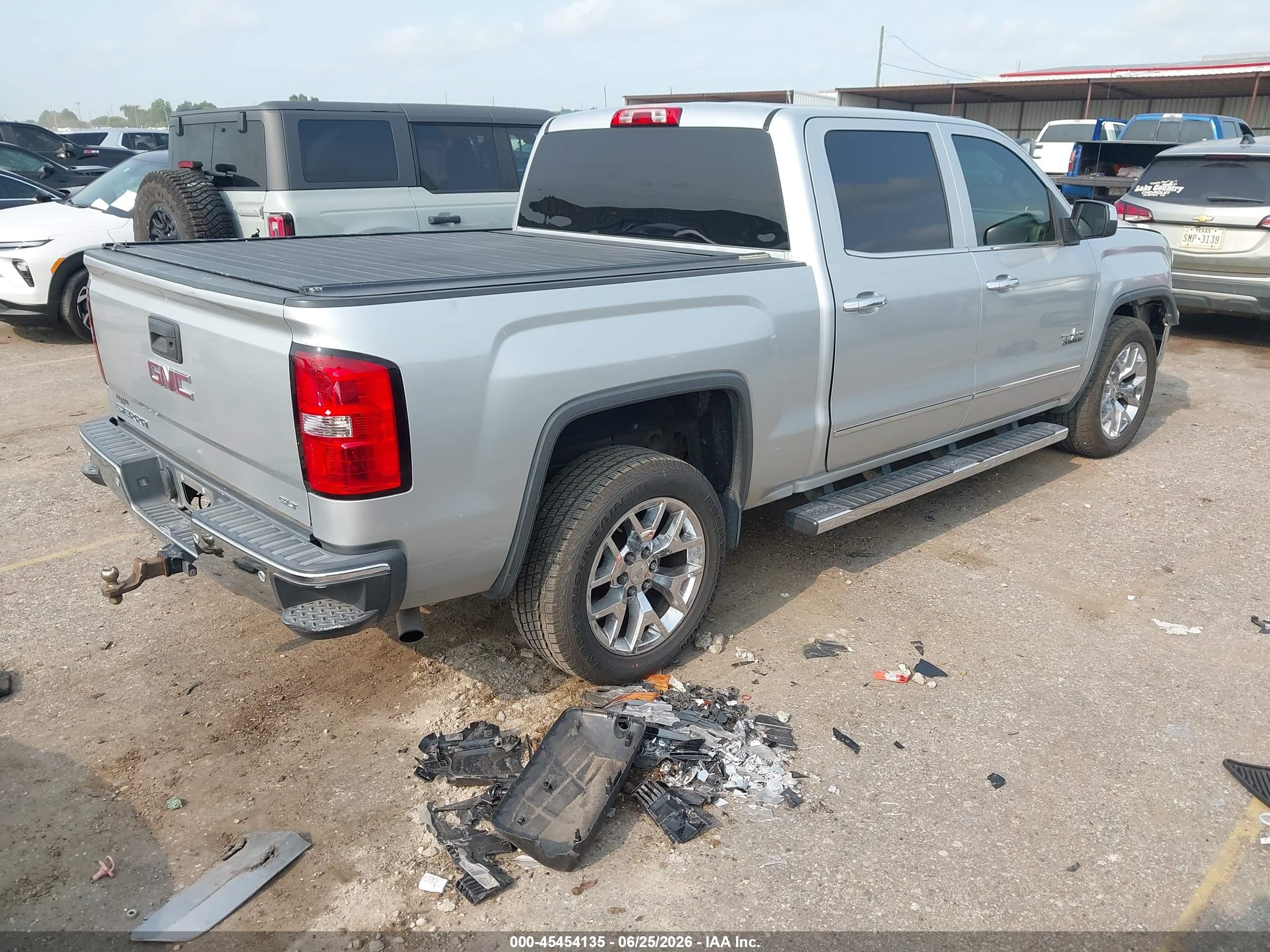 2014 Gmc Sierra 1500 Slt Gray vin: 3GTP1VEC0EG475601