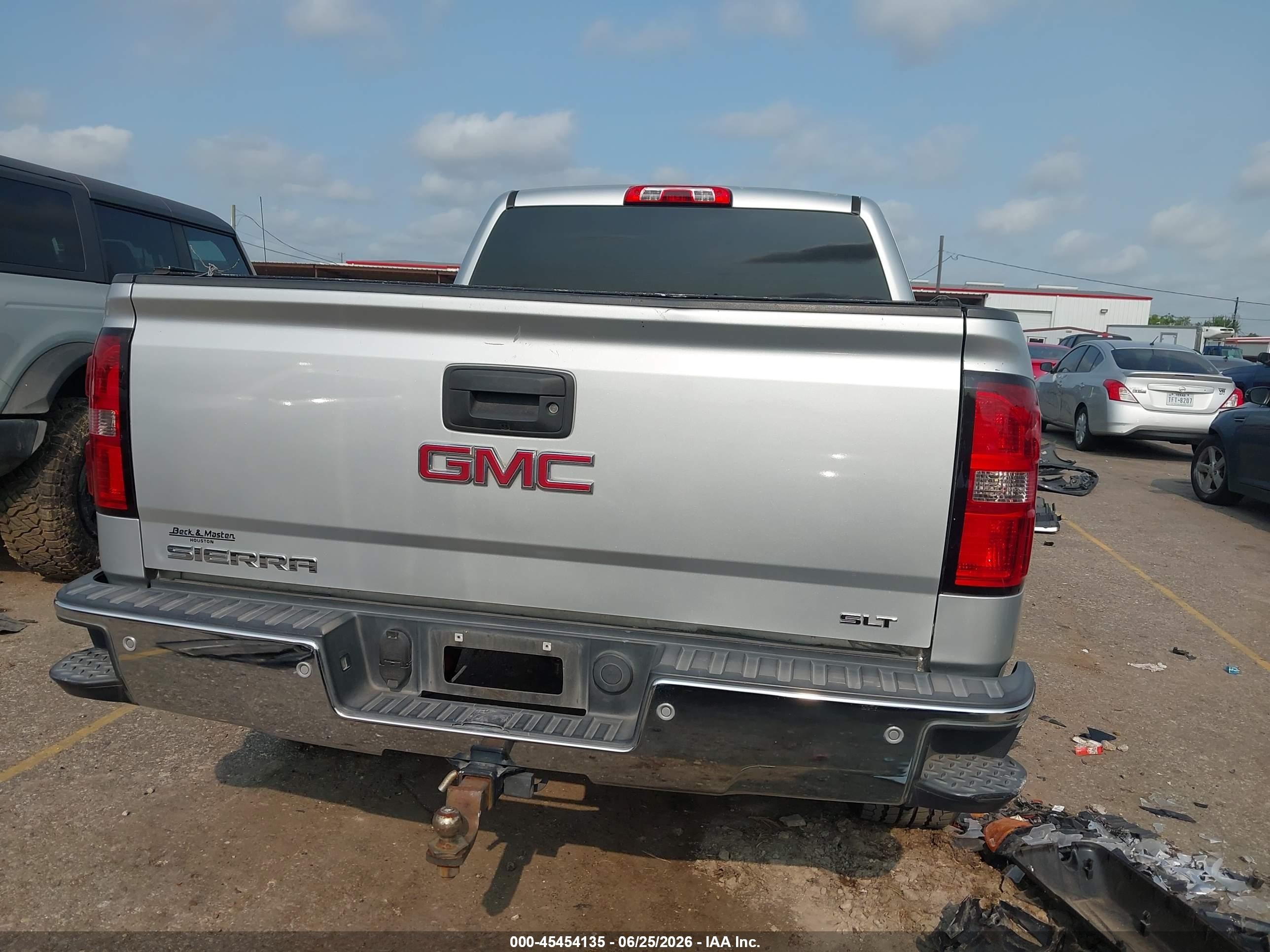 2014 Gmc Sierra 1500 Slt Gray vin: 3GTP1VEC0EG475601