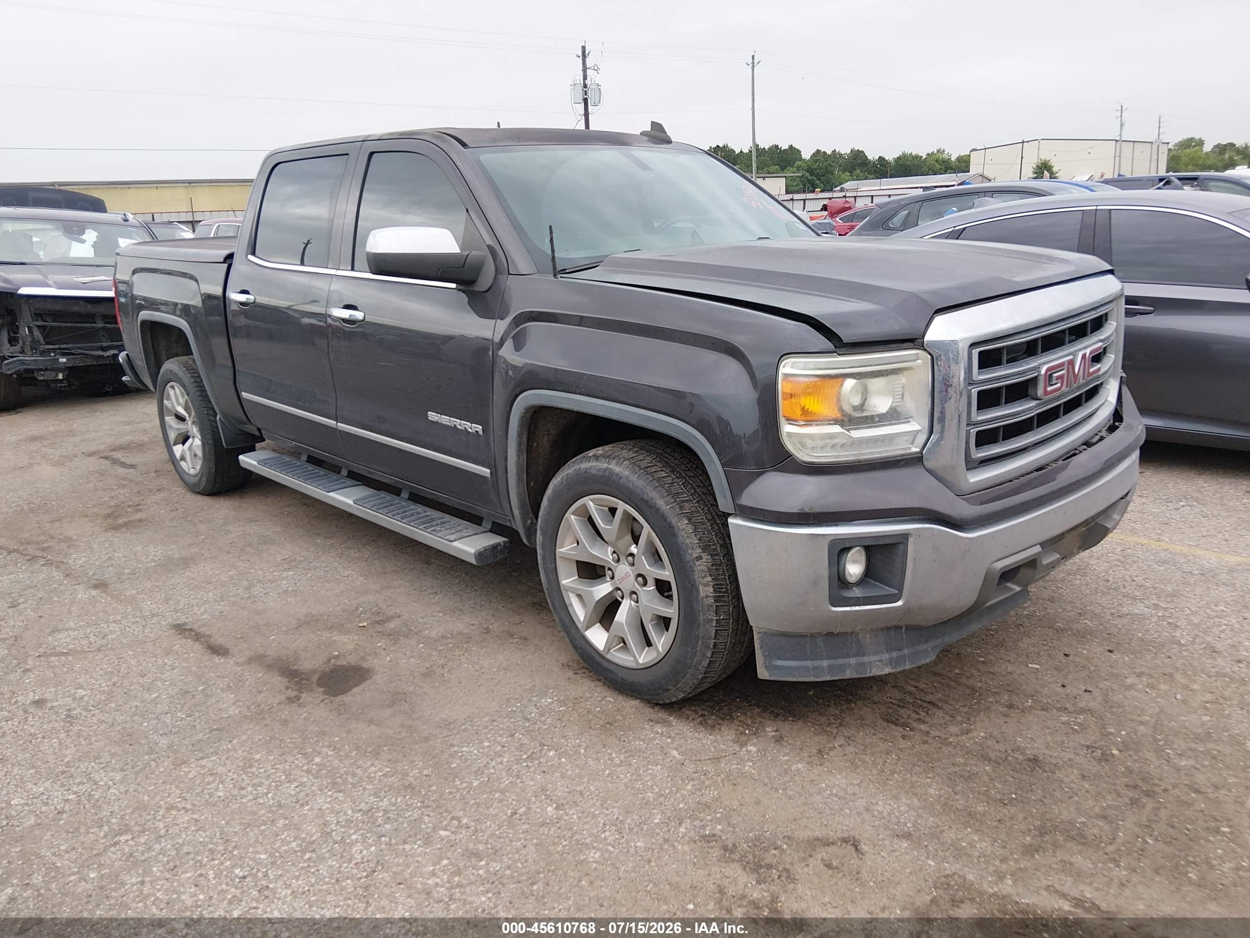 2015 Gmc Sierra 1500 Slt Gray vin: 3GTP1VEC0FG463711