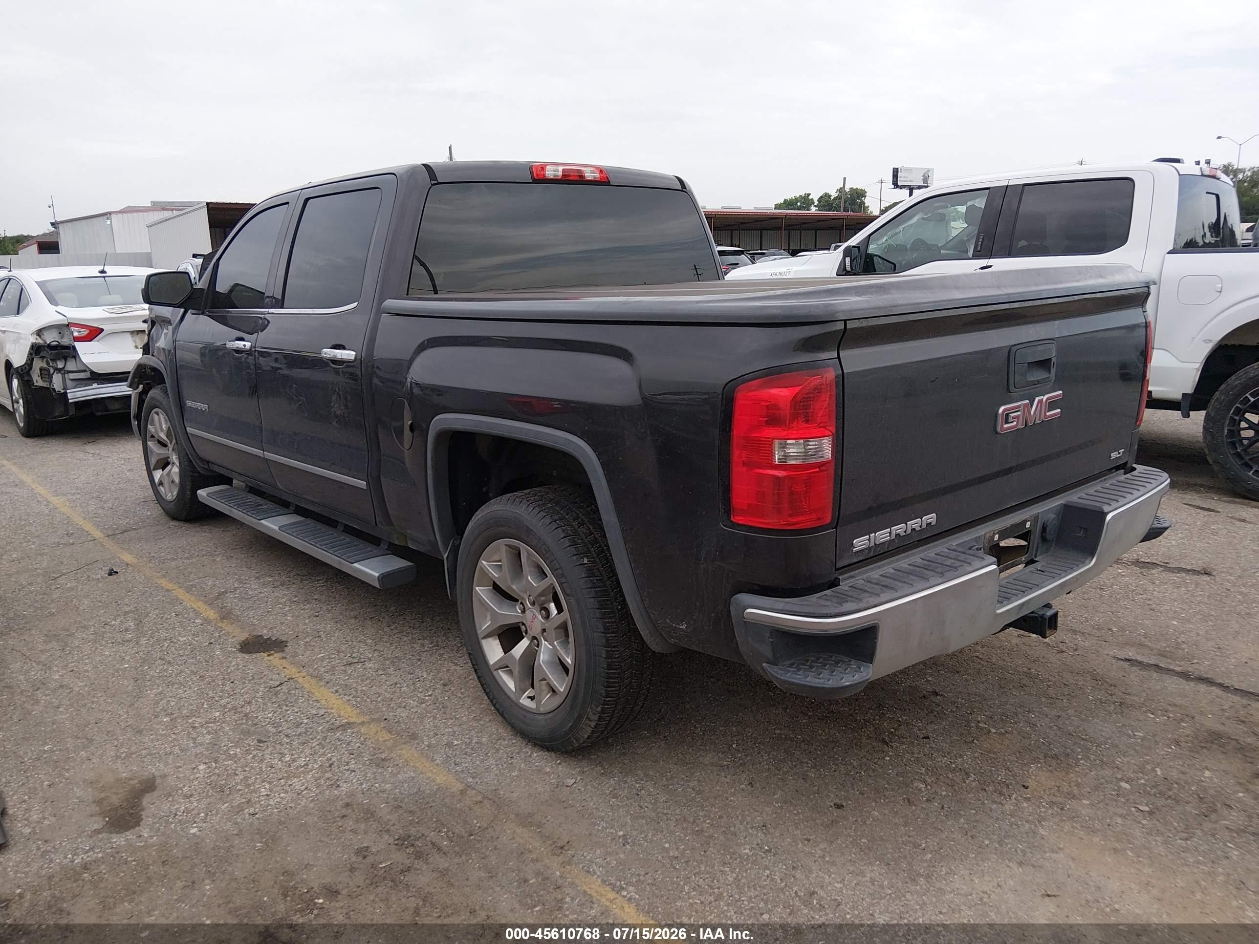 2015 Gmc Sierra 1500 Slt Gray vin: 3GTP1VEC0FG463711