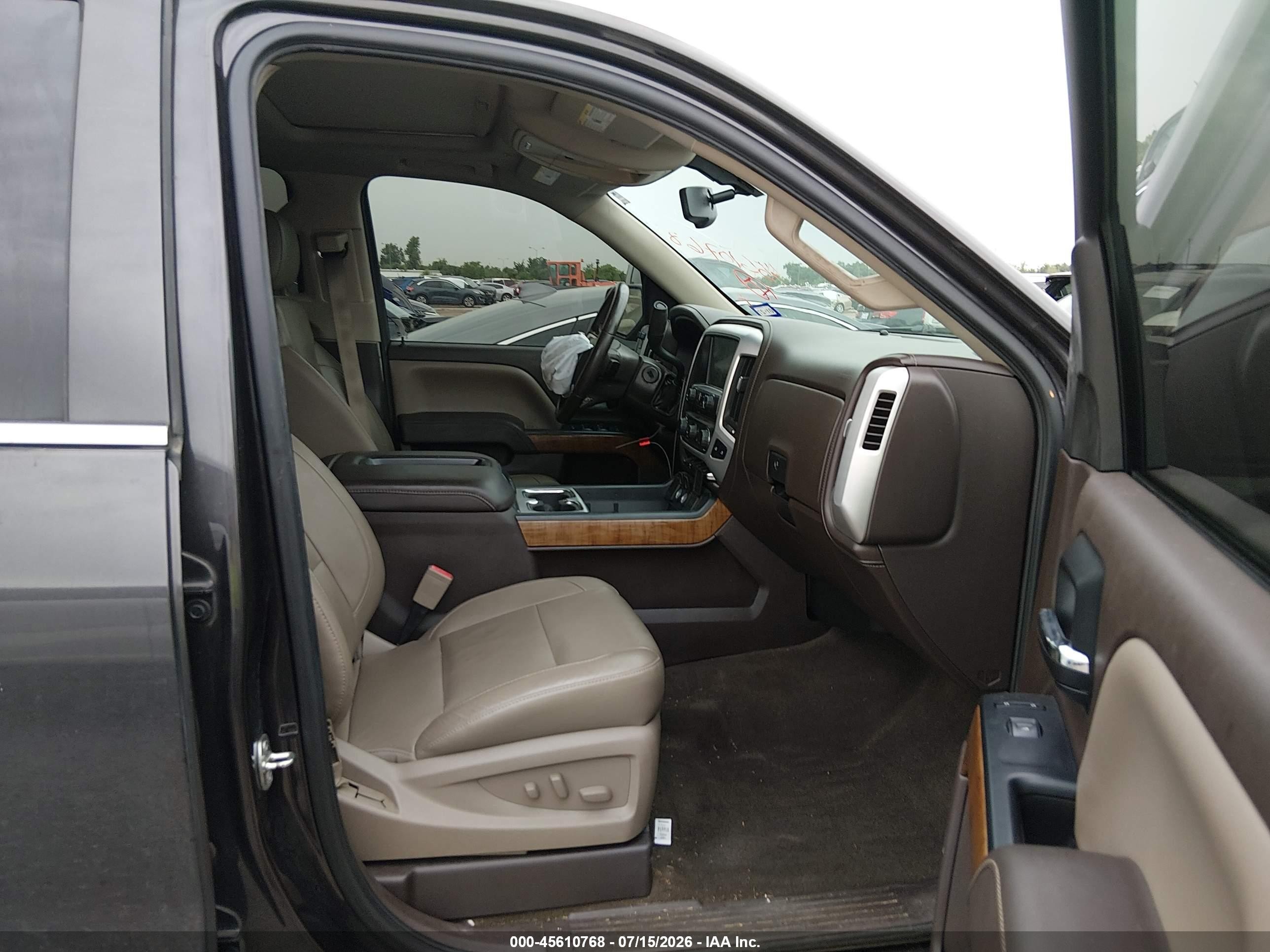 2015 Gmc Sierra 1500 Slt Gray vin: 3GTP1VEC0FG463711