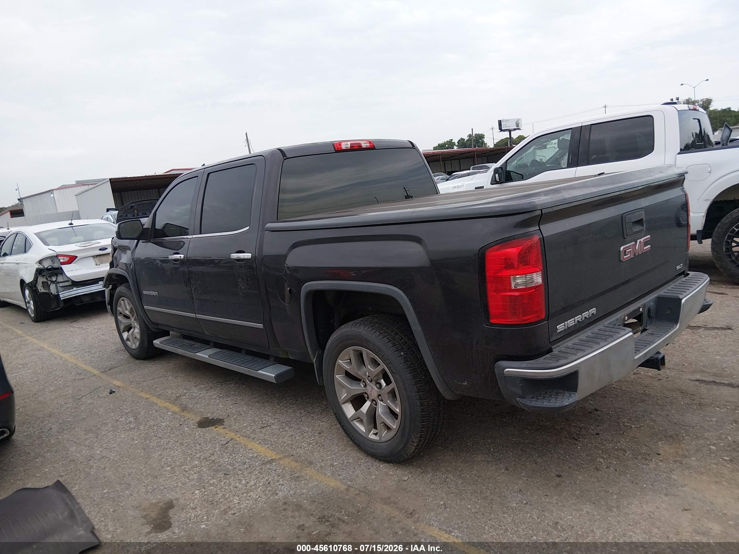 2015 Gmc Sierra 1500 Slt Gray vin: 3GTP1VEC0FG463711