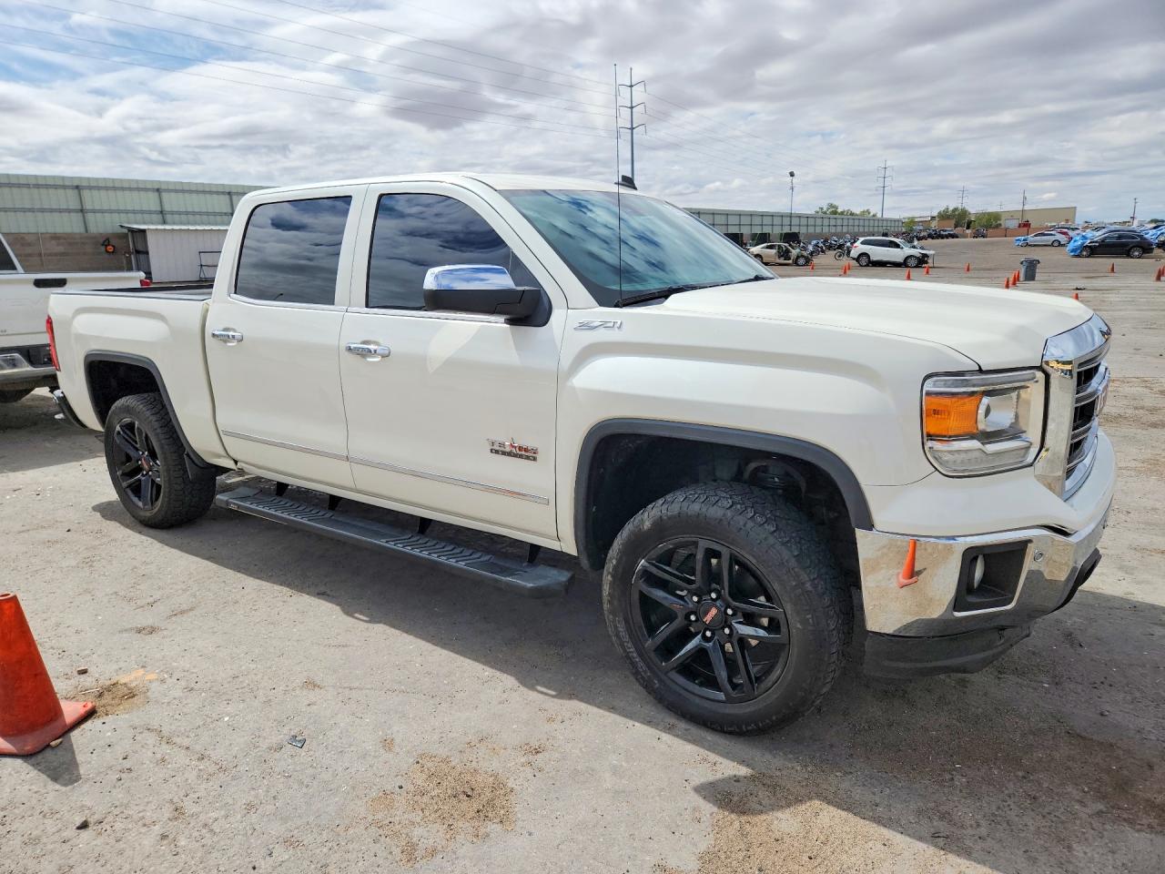 2014 Gmc Sierra C1500 Slt White vin: 3GTP1VEC1EG270742