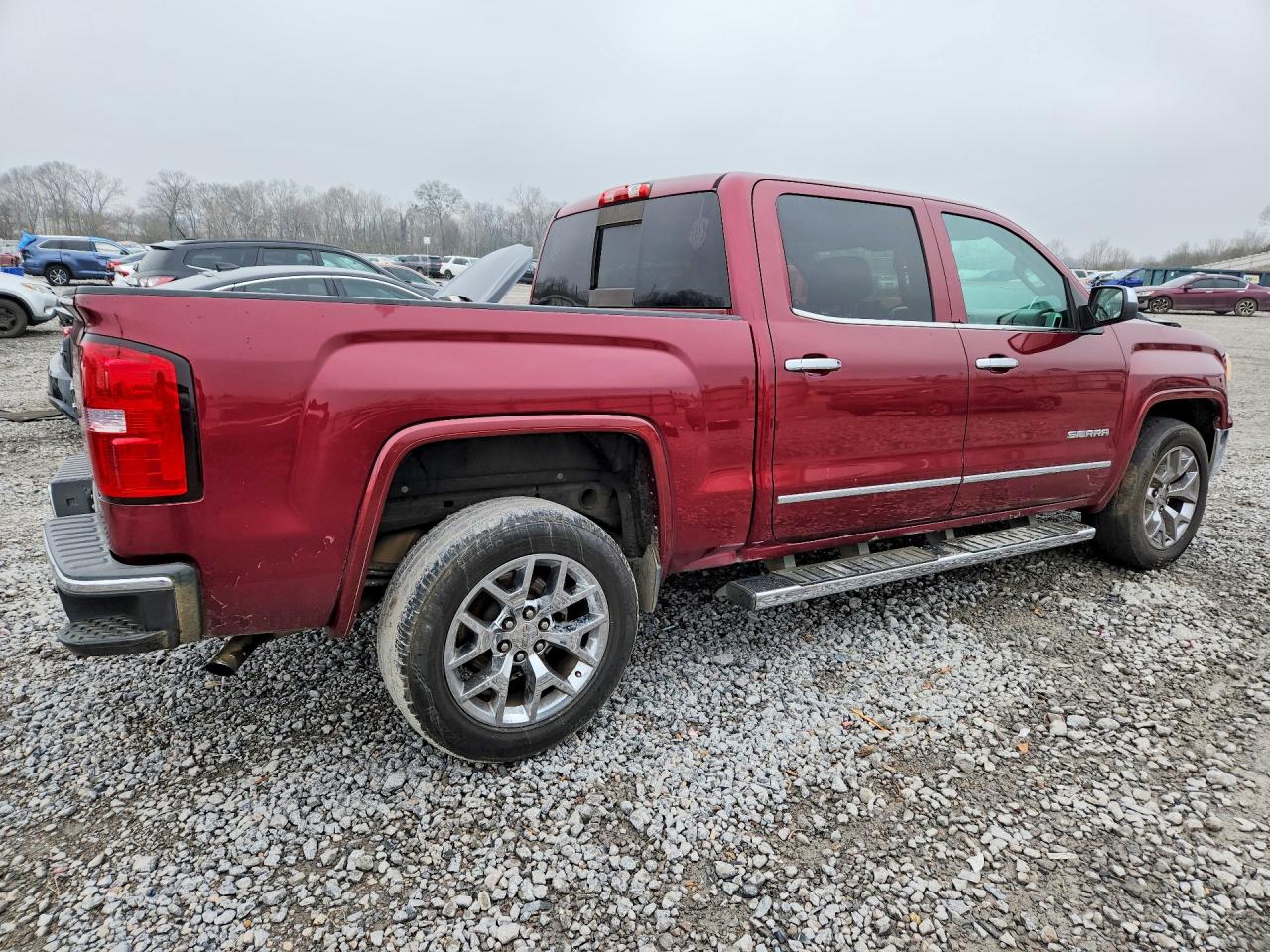 2014 Gmc Sierra C1500 Slt Maroon vin: 3GTP1VEC1EG523431