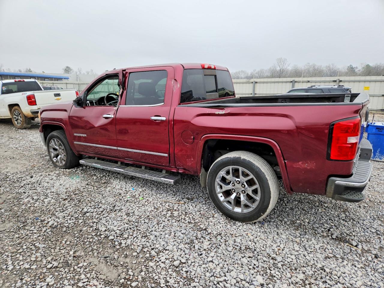 2014 Gmc Sierra C1500 Slt Maroon vin: 3GTP1VEC1EG523431