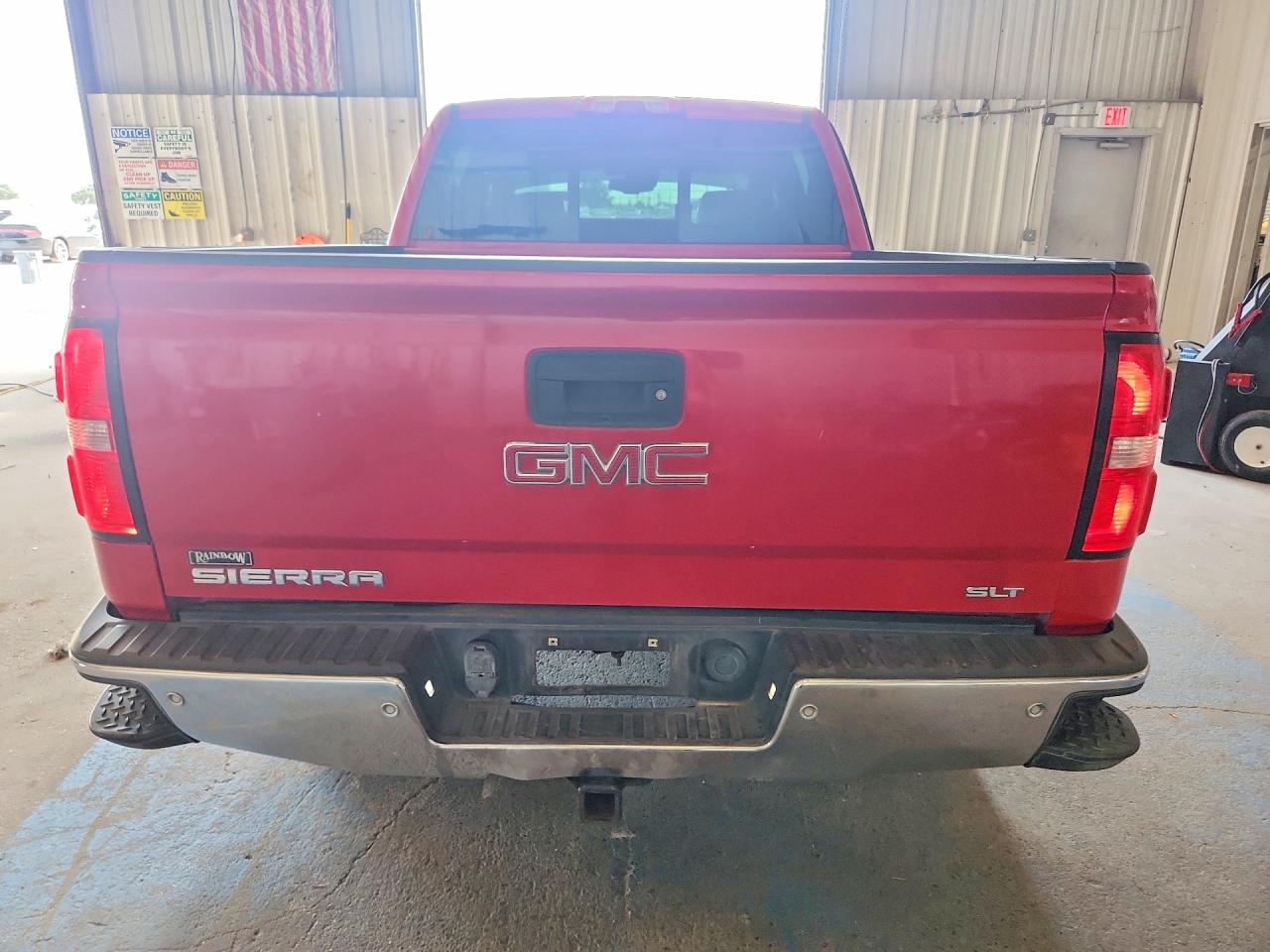 2015 Gmc Sierra C1500 Slt Red vin: 3GTP1VEC1FG391756