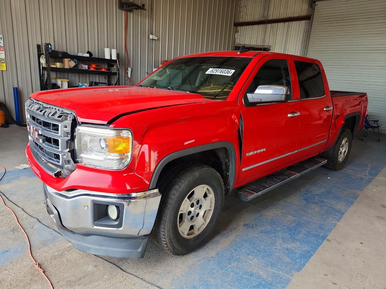 2015 Gmc Sierra C1500 Slt Red vin: 3GTP1VEC1FG391756