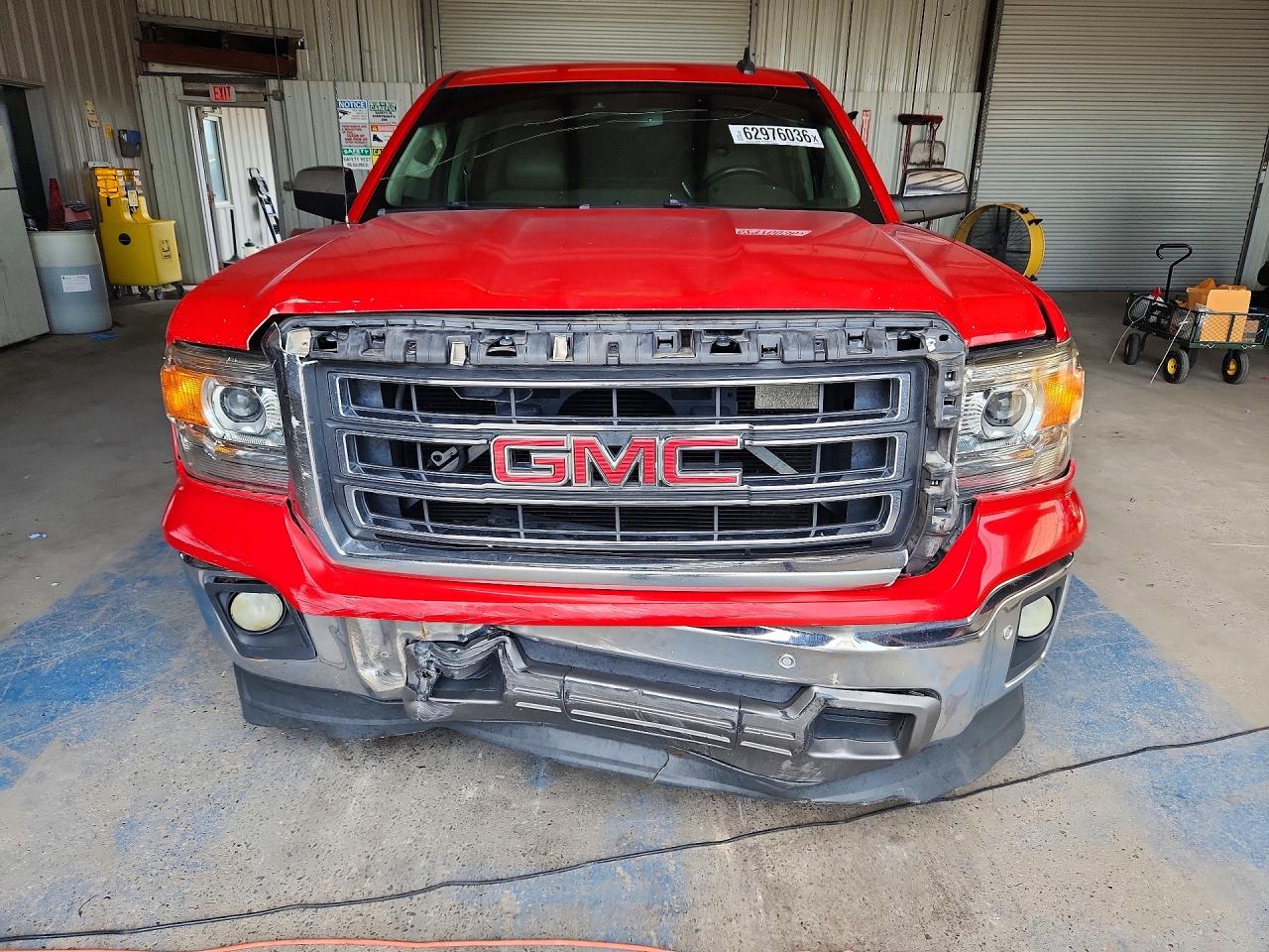 2015 Gmc Sierra C1500 Slt Red vin: 3GTP1VEC1FG391756