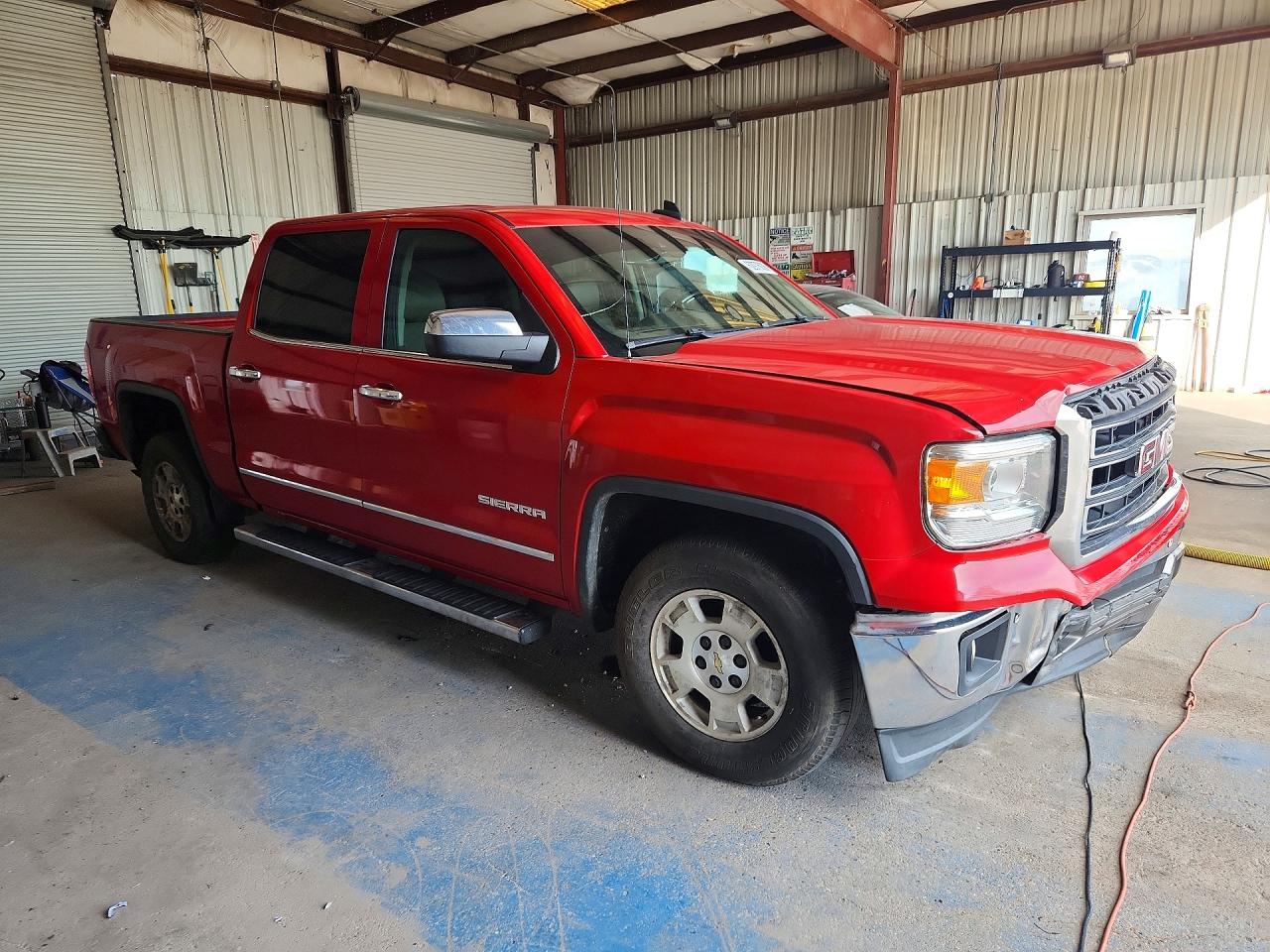 2015 Gmc Sierra C1500 Slt Red vin: 3GTP1VEC1FG391756