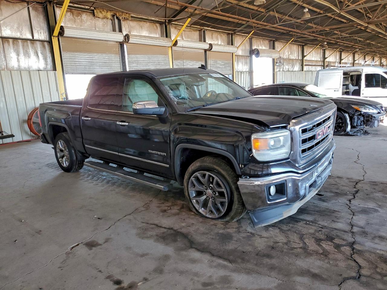 2015 Gmc Sierra C1500 Slt Черный vin: 3GTP1VEC1FG401993