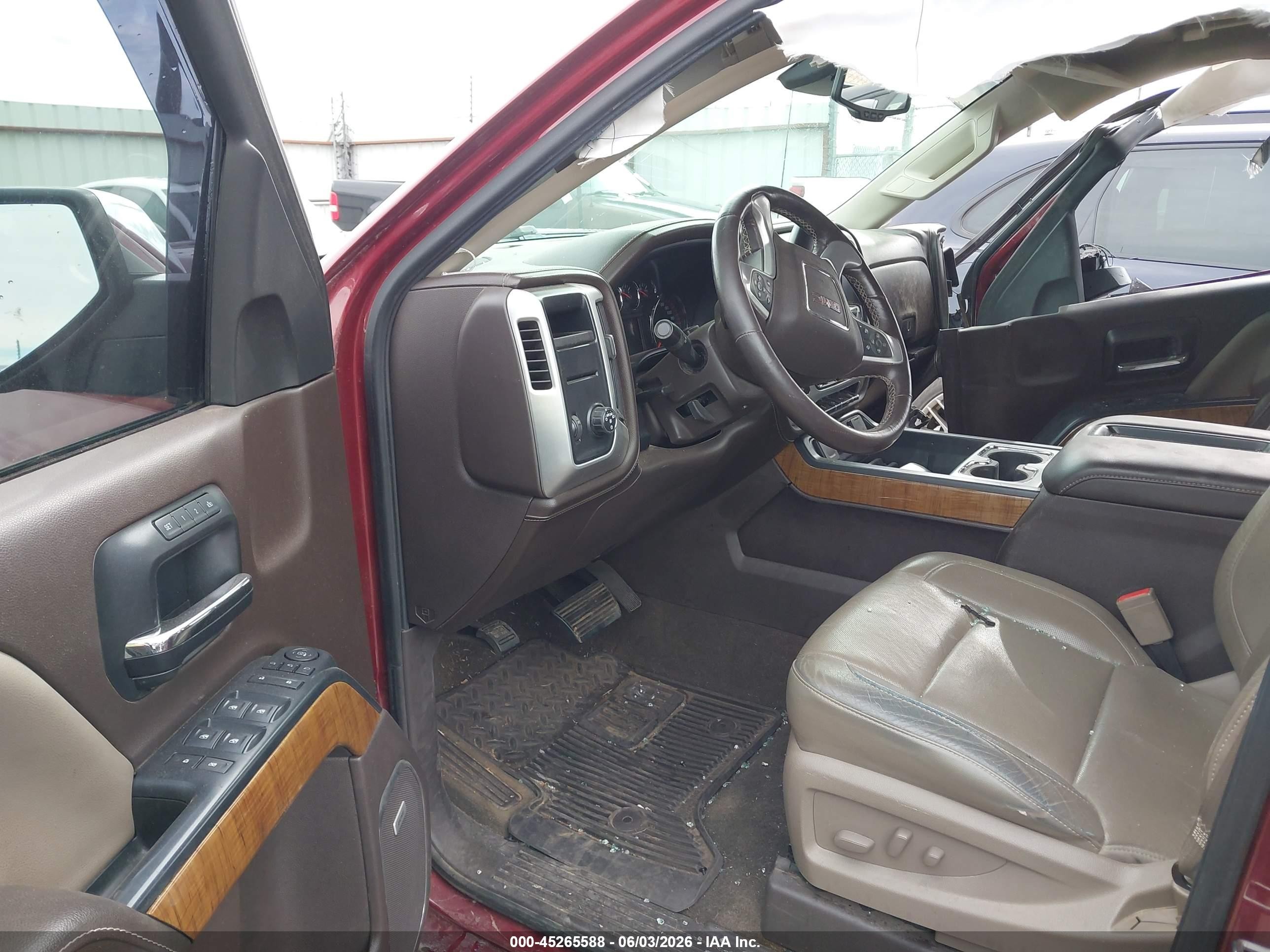 2015 Gmc Sierra 1500 Slt Maroon vin: 3GTP1VEC1FG455231