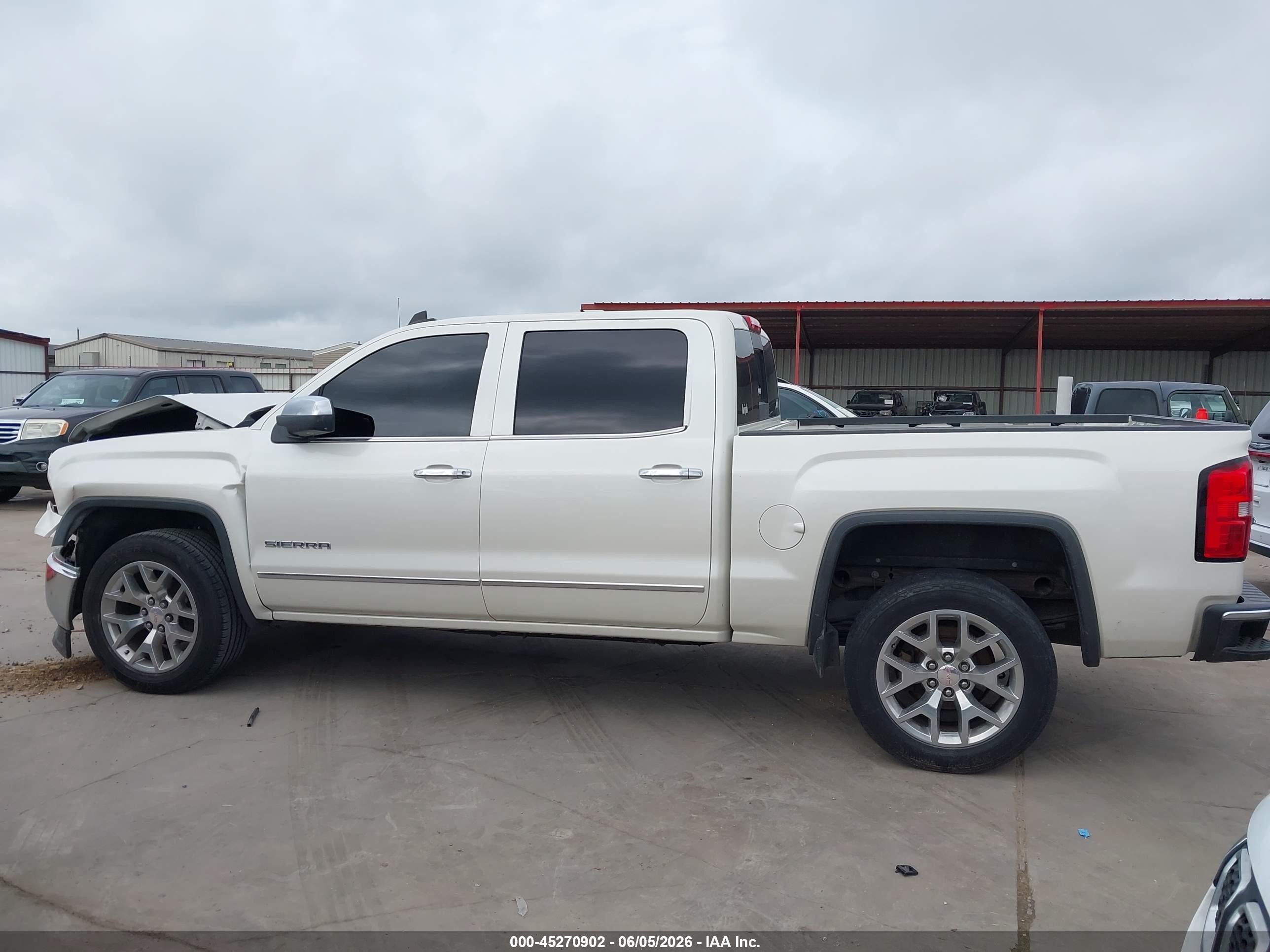 2015 Gmc Sierra 1500 Slt Cream vin: 3GTP1VEC1FG468898