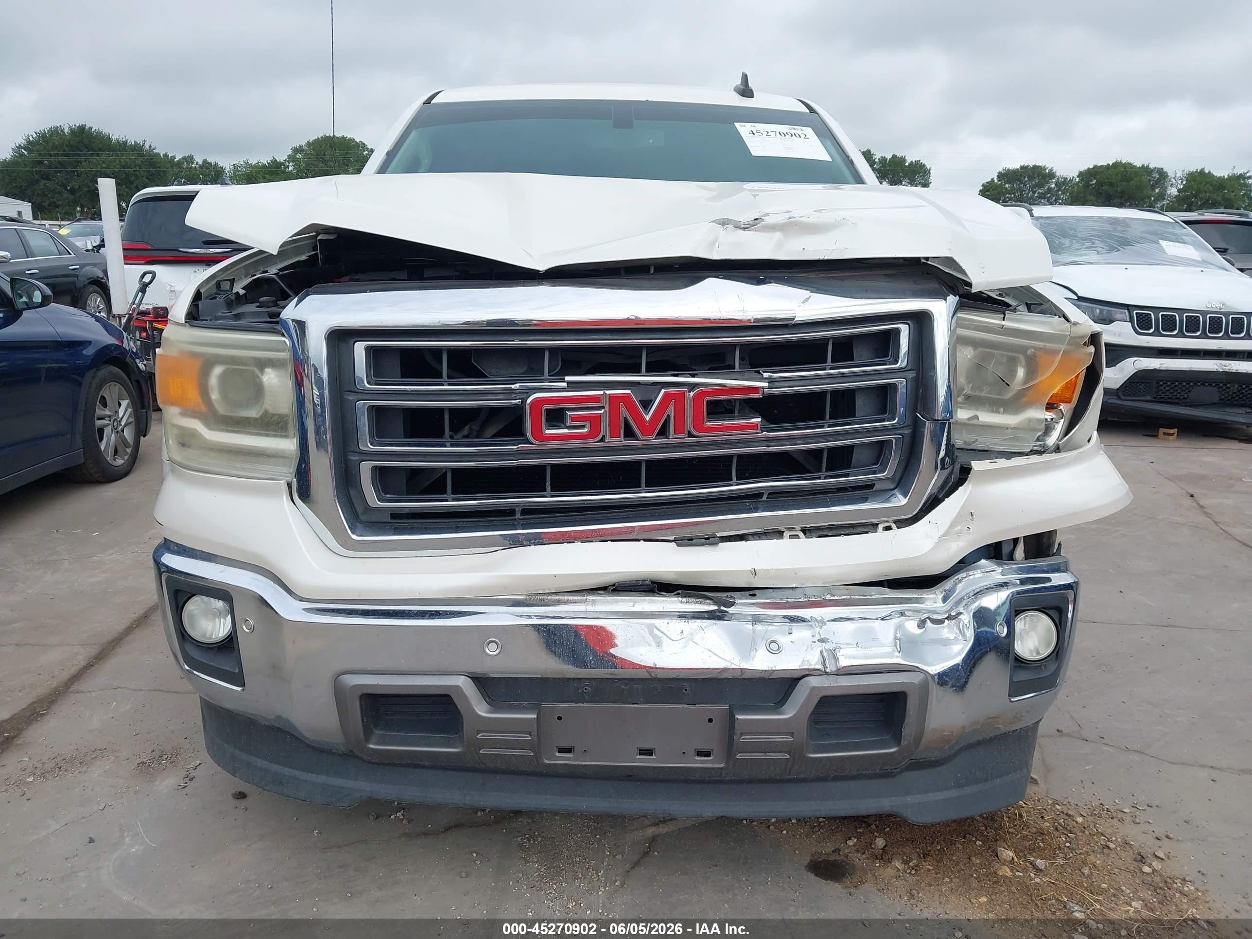 2015 Gmc Sierra 1500 Slt Cream vin: 3GTP1VEC1FG468898