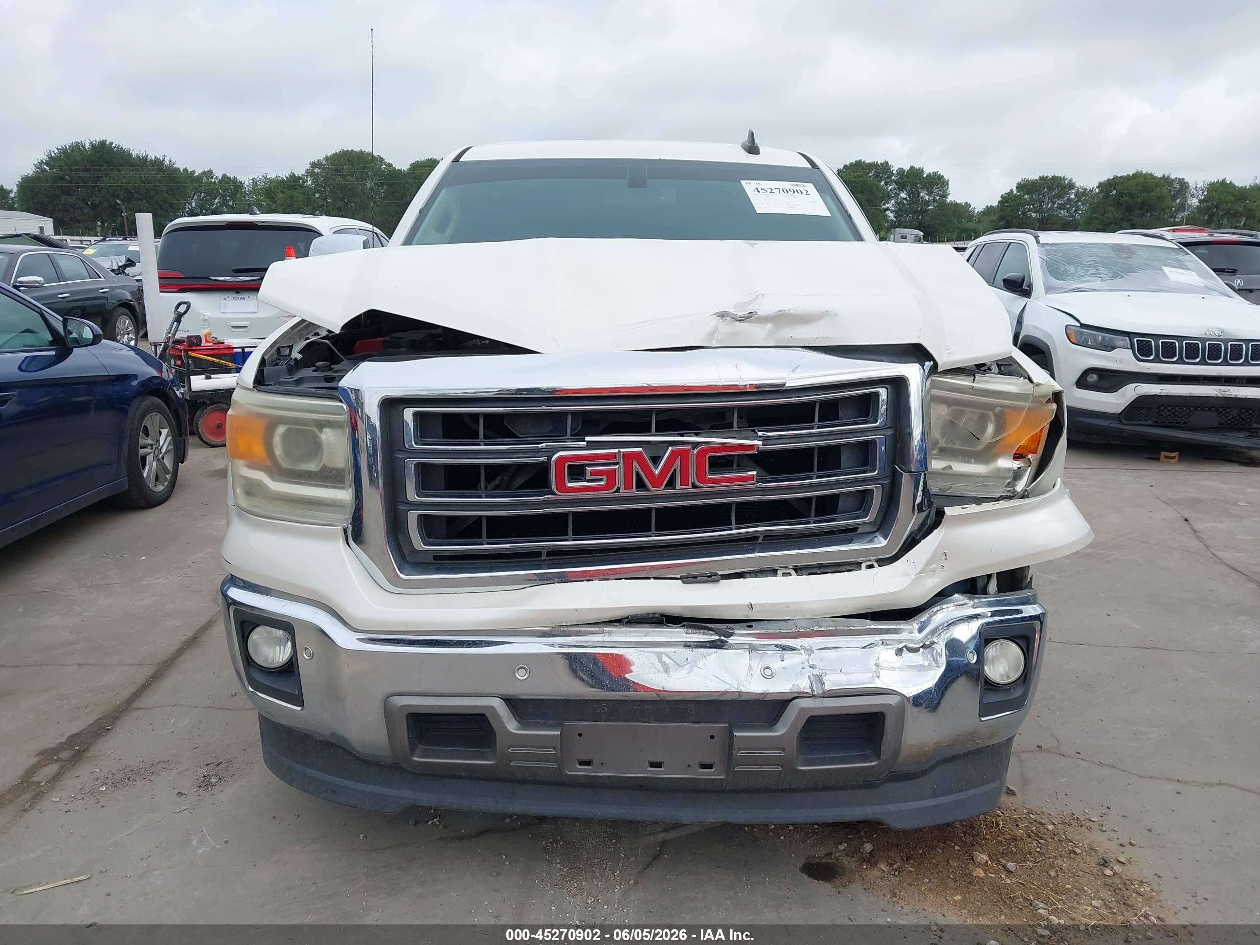 2015 Gmc Sierra 1500 Slt Cream vin: 3GTP1VEC1FG468898