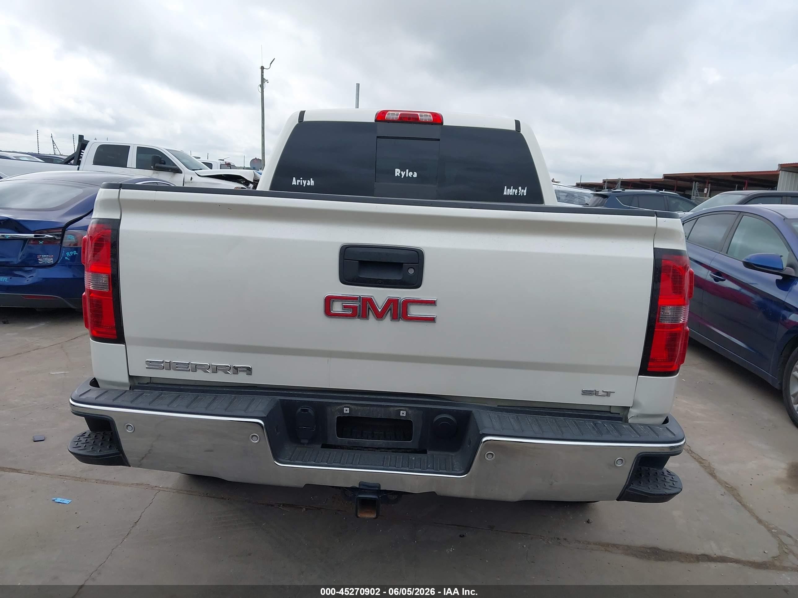2015 Gmc Sierra 1500 Slt Cream vin: 3GTP1VEC1FG468898