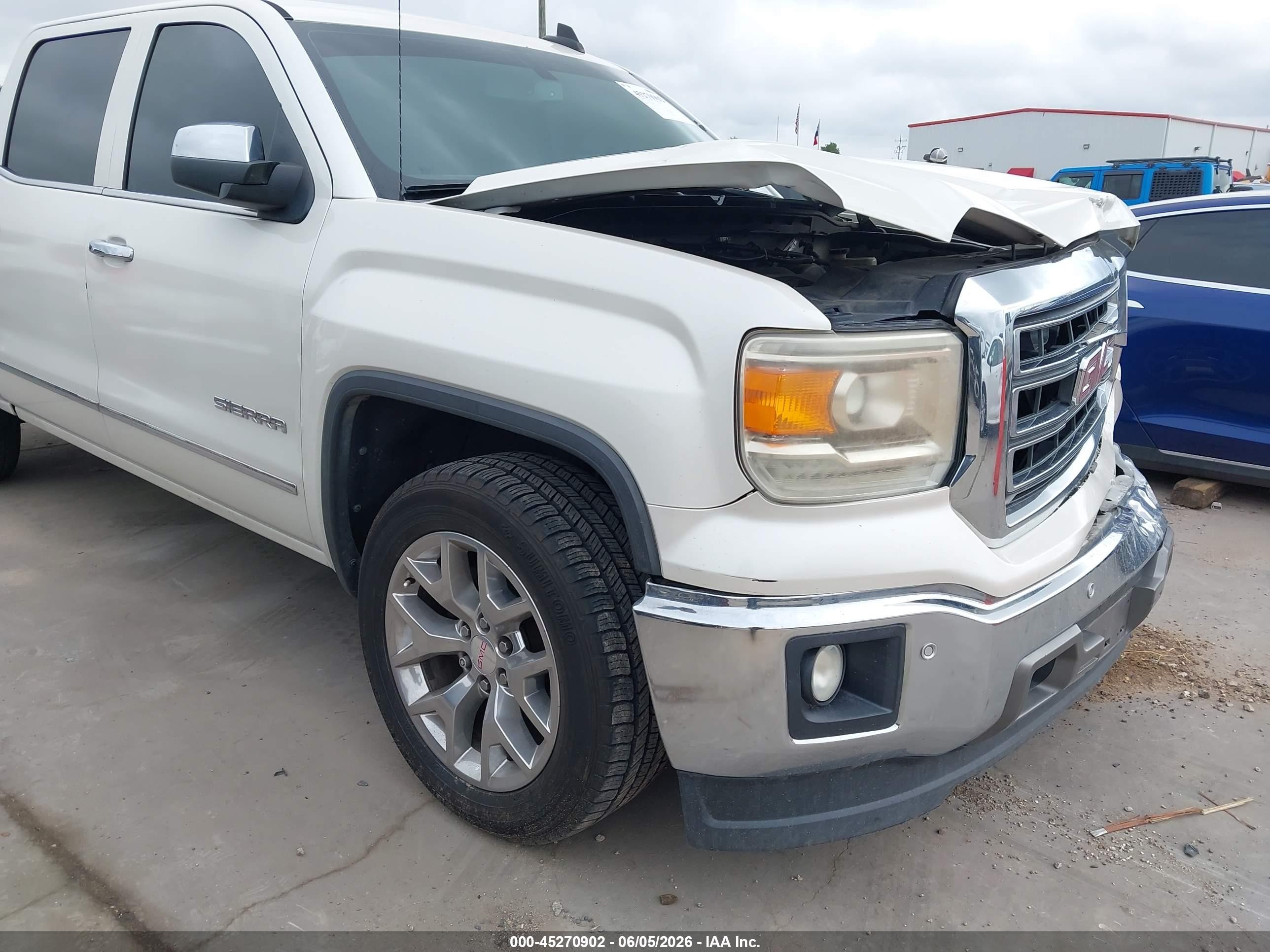2015 Gmc Sierra 1500 Slt Cream vin: 3GTP1VEC1FG468898