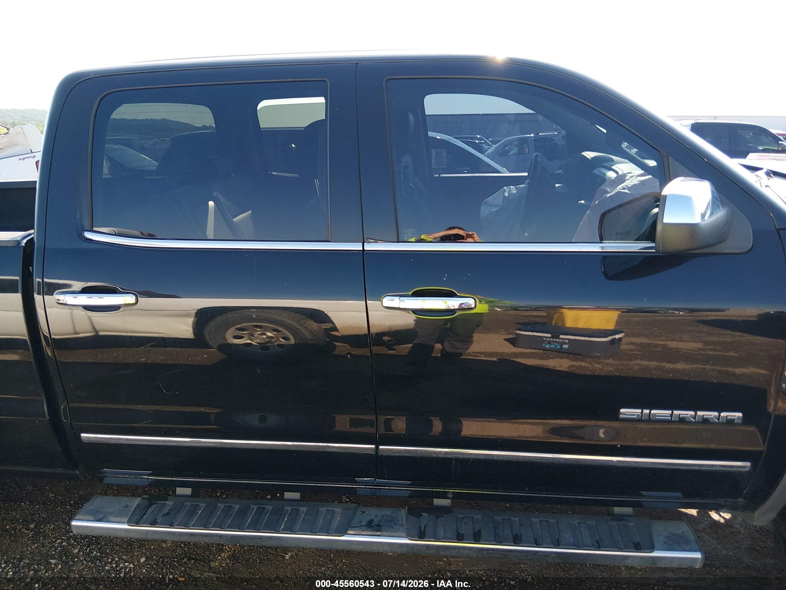 2014 Gmc Sierra 1500 Slt Black vin: 3GTP1VEC2EG448738