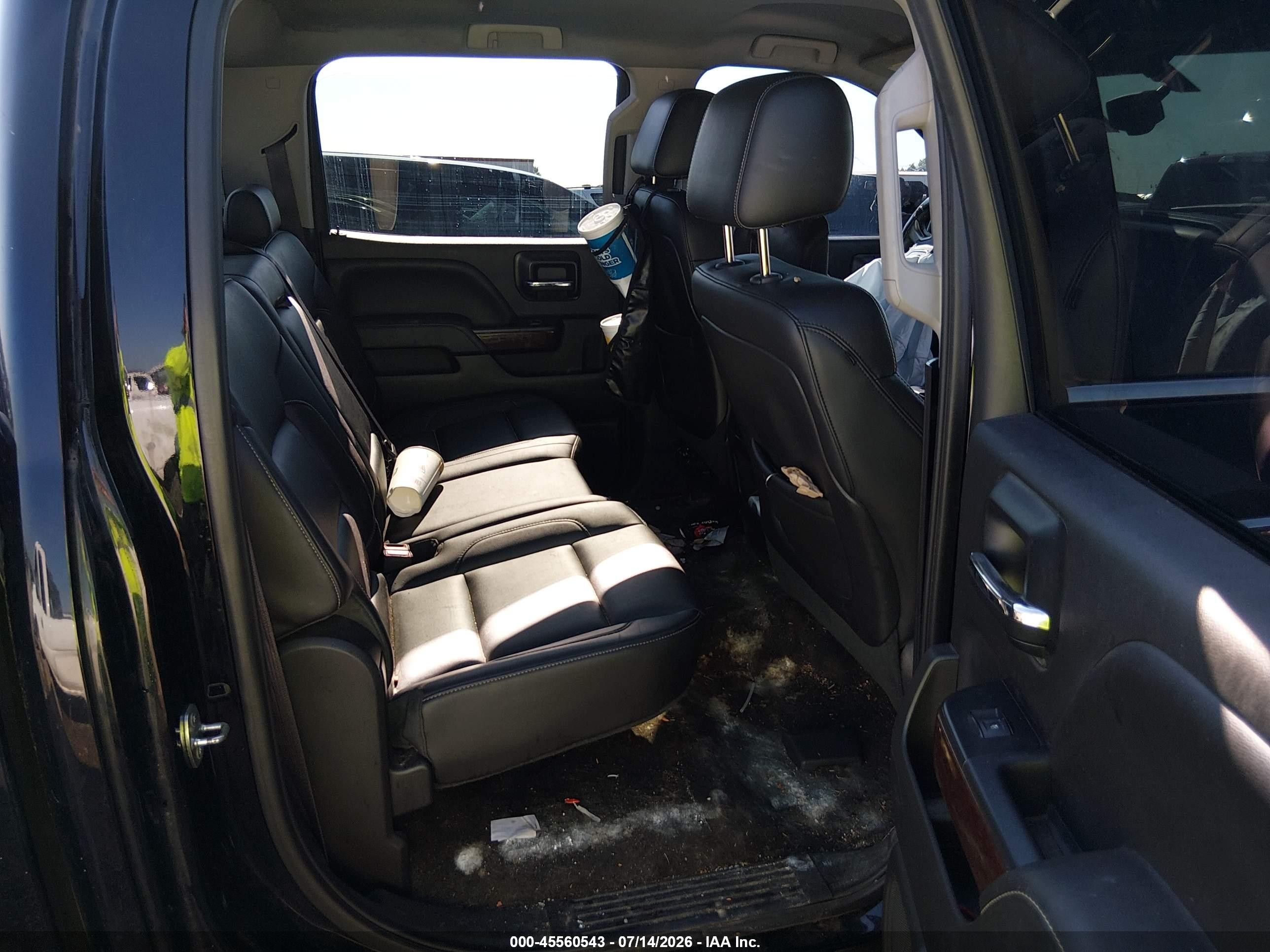 2014 Gmc Sierra 1500 Slt Black vin: 3GTP1VEC2EG448738