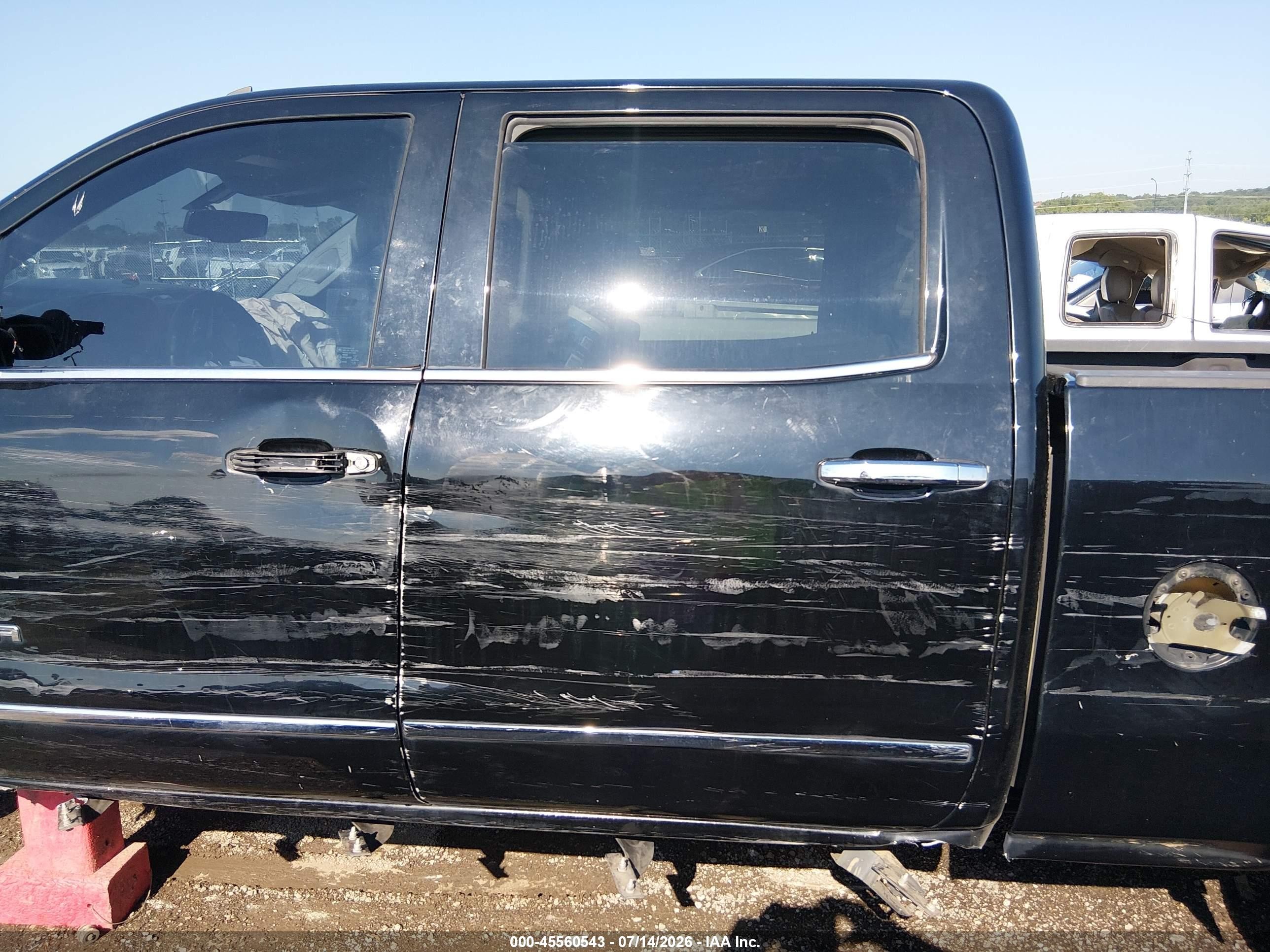 2014 Gmc Sierra 1500 Slt Black vin: 3GTP1VEC2EG448738