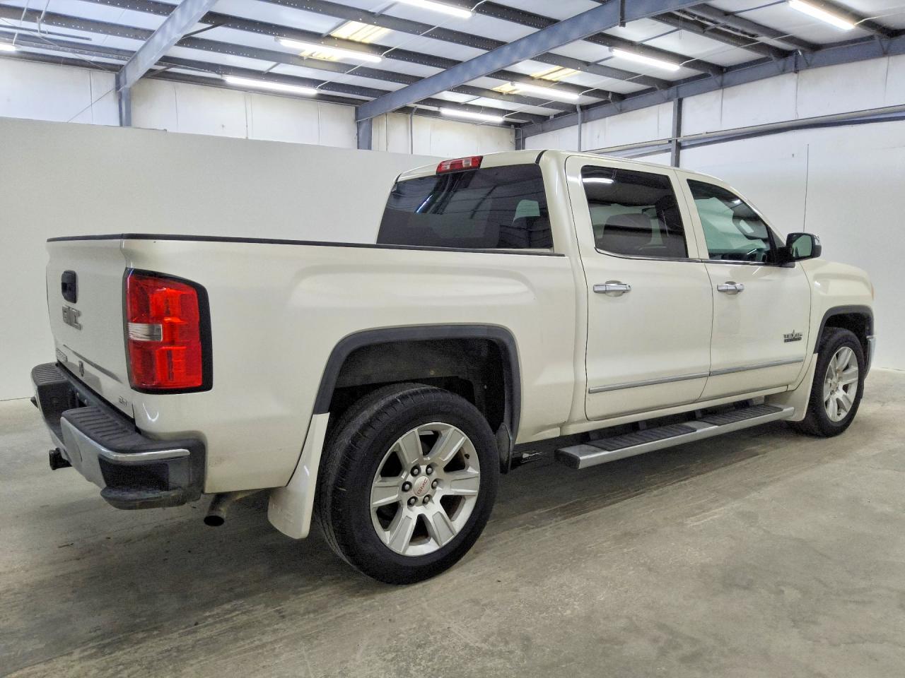 2014 Gmc Sierra C1500 Slt White vin: 3GTP1VEC2EG498376