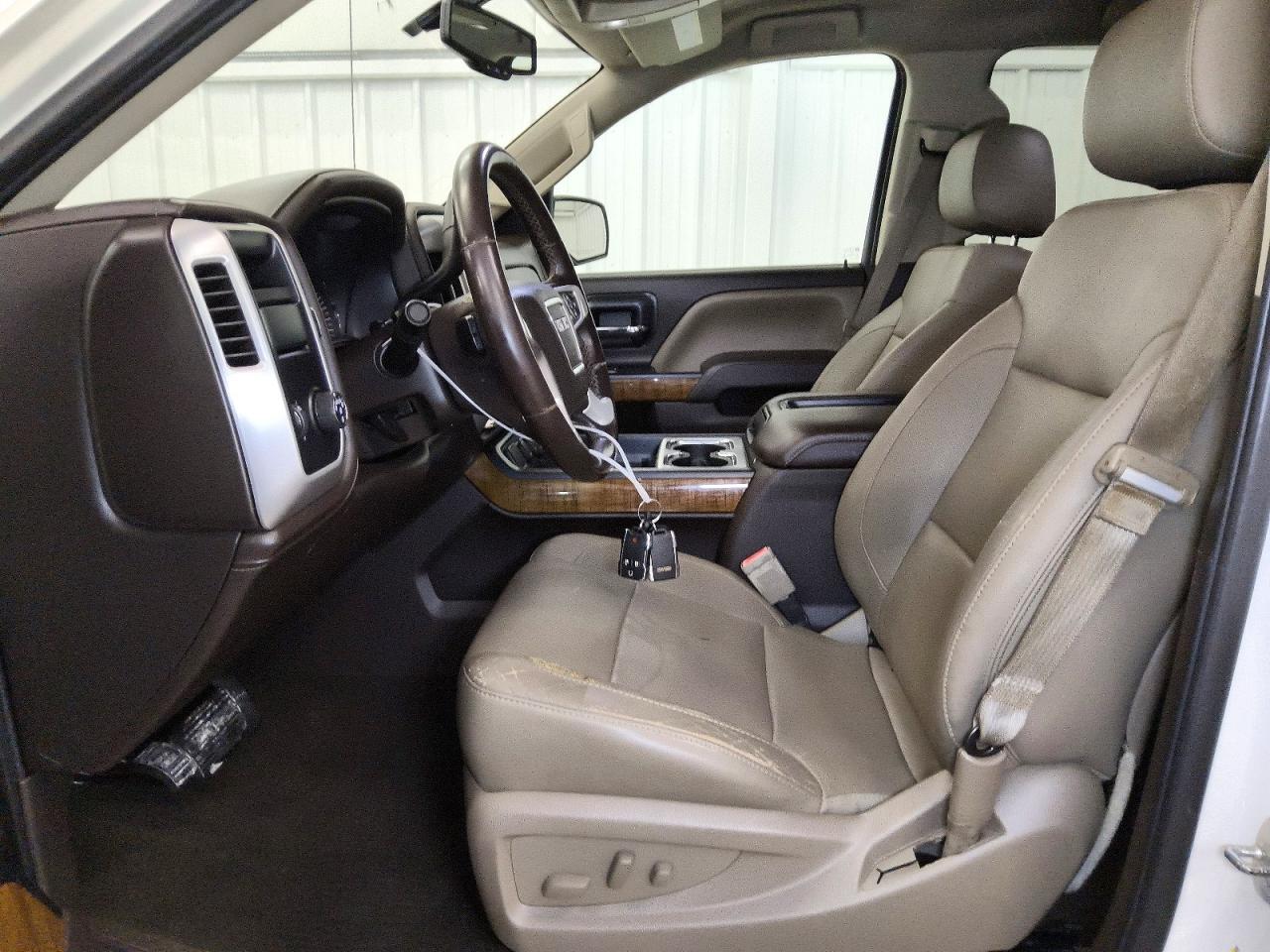 2014 Gmc Sierra C1500 Slt White vin: 3GTP1VEC2EG498376