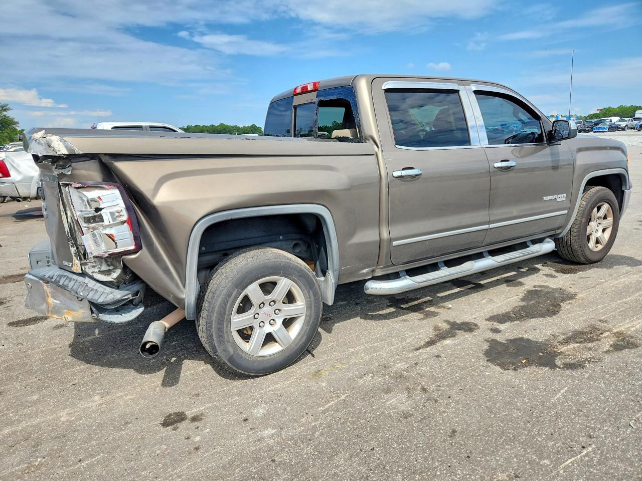 2014 Gmc Sierra C1500 Slt Brown vin: 3GTP1VEC3EG227231